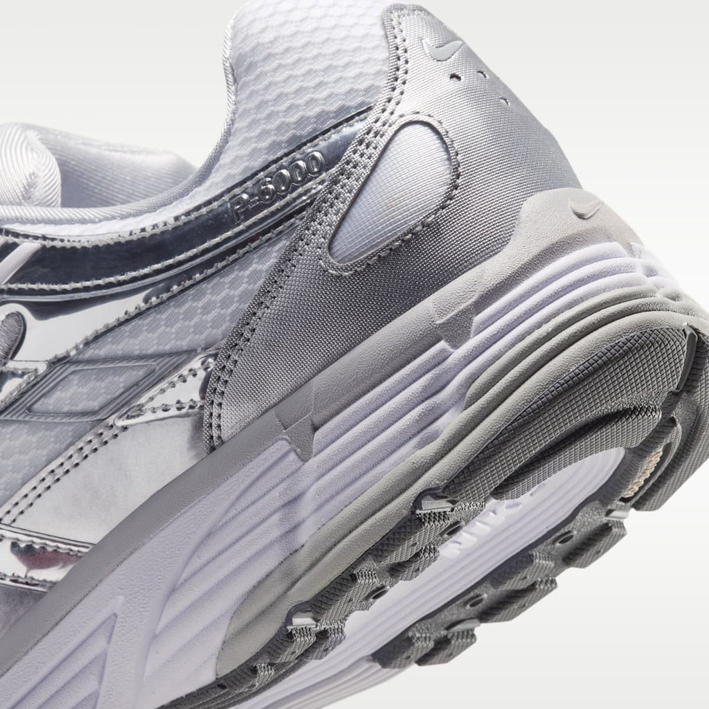 Nike P-6000 Shoes - White/Grey Fog/Iron Grey/Metallic Silver - Image 8