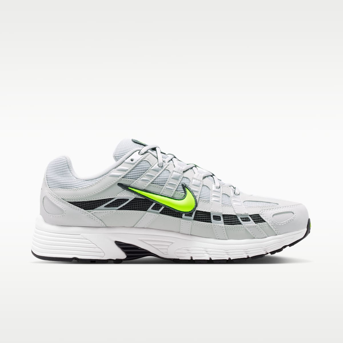 Nike P-6000 Men's Shoes - Grey Fog/Dark Smoke Grey/Summit White/Volt - Image 3