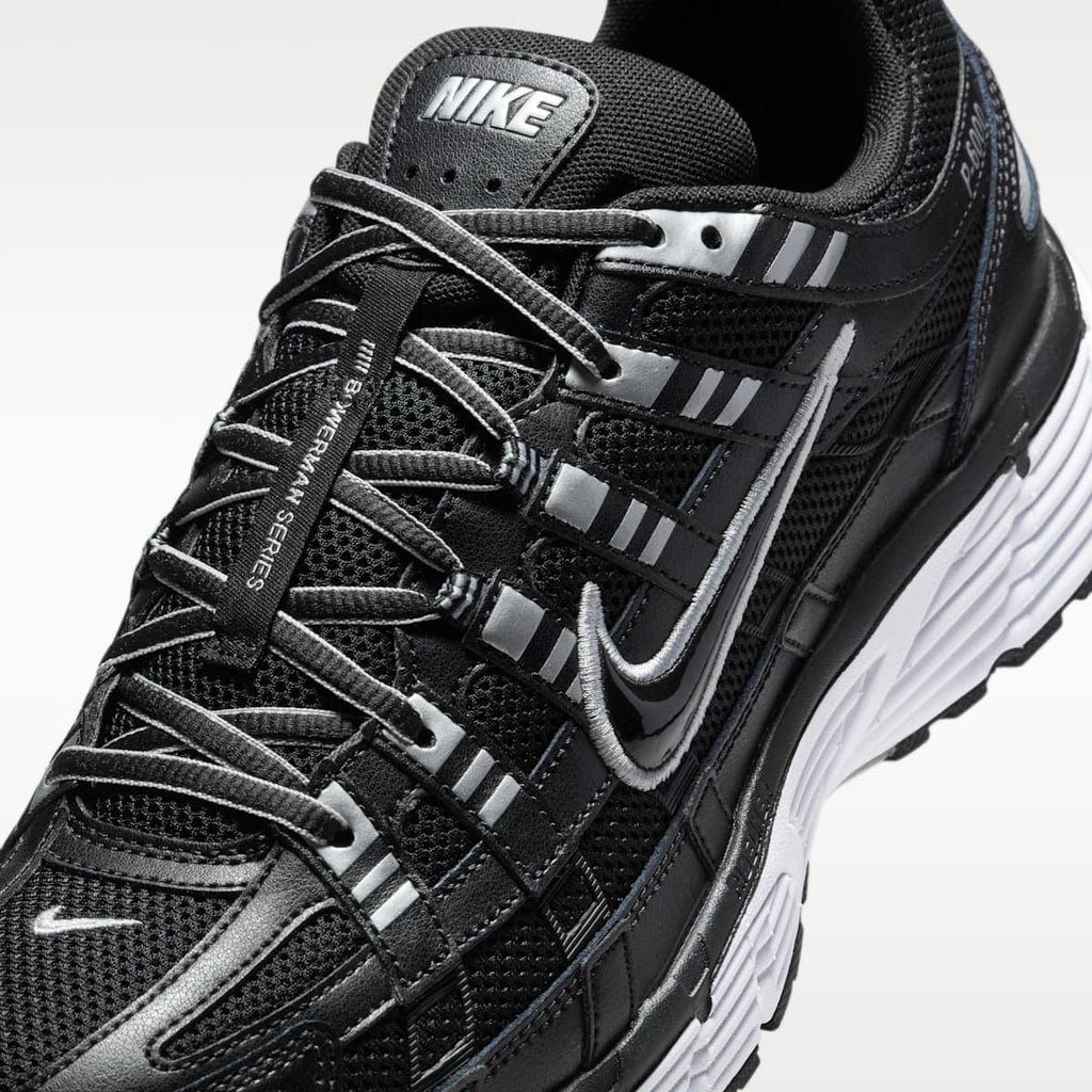 Nike P-6000 Shoes - Black/White/Metallic Silver/Black - Image 7