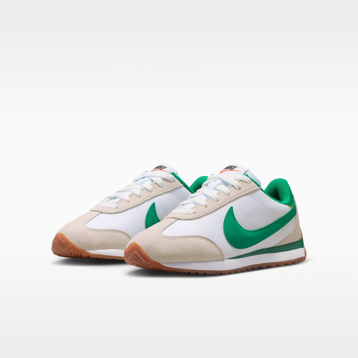 Nike Pacific Big Kids' Shoes - White/Light Silver/Gum Medium Brown/Malachite