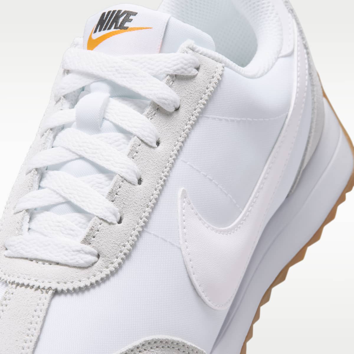Nike Pacific Big Kids' Shoes - White/Platinum Tint/Safety Orange/White