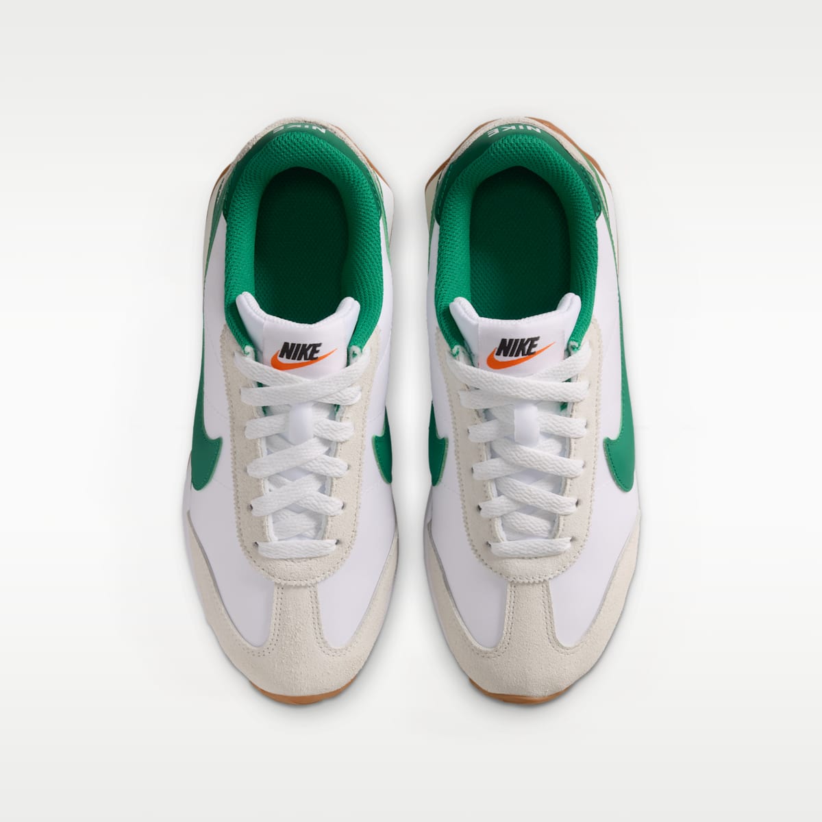Nike Pacific Big Kids' Shoes - White/Light Silver/Gum Medium Brown/Malachite