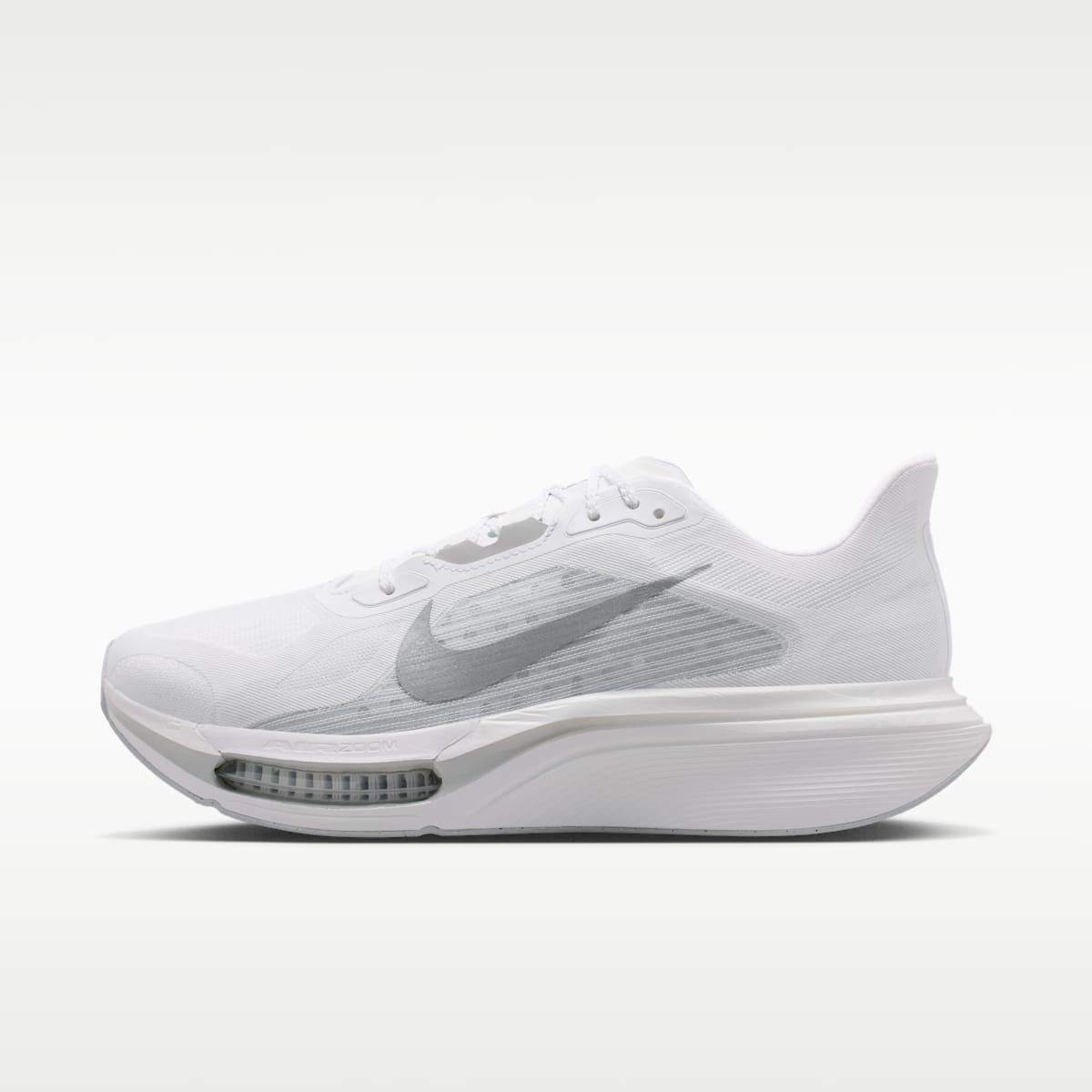 Nike Pegasus Plus 2 Men's Road Running Shoes - White/Grey Fog/Pure Platinum/Reflective Silver - Image 1