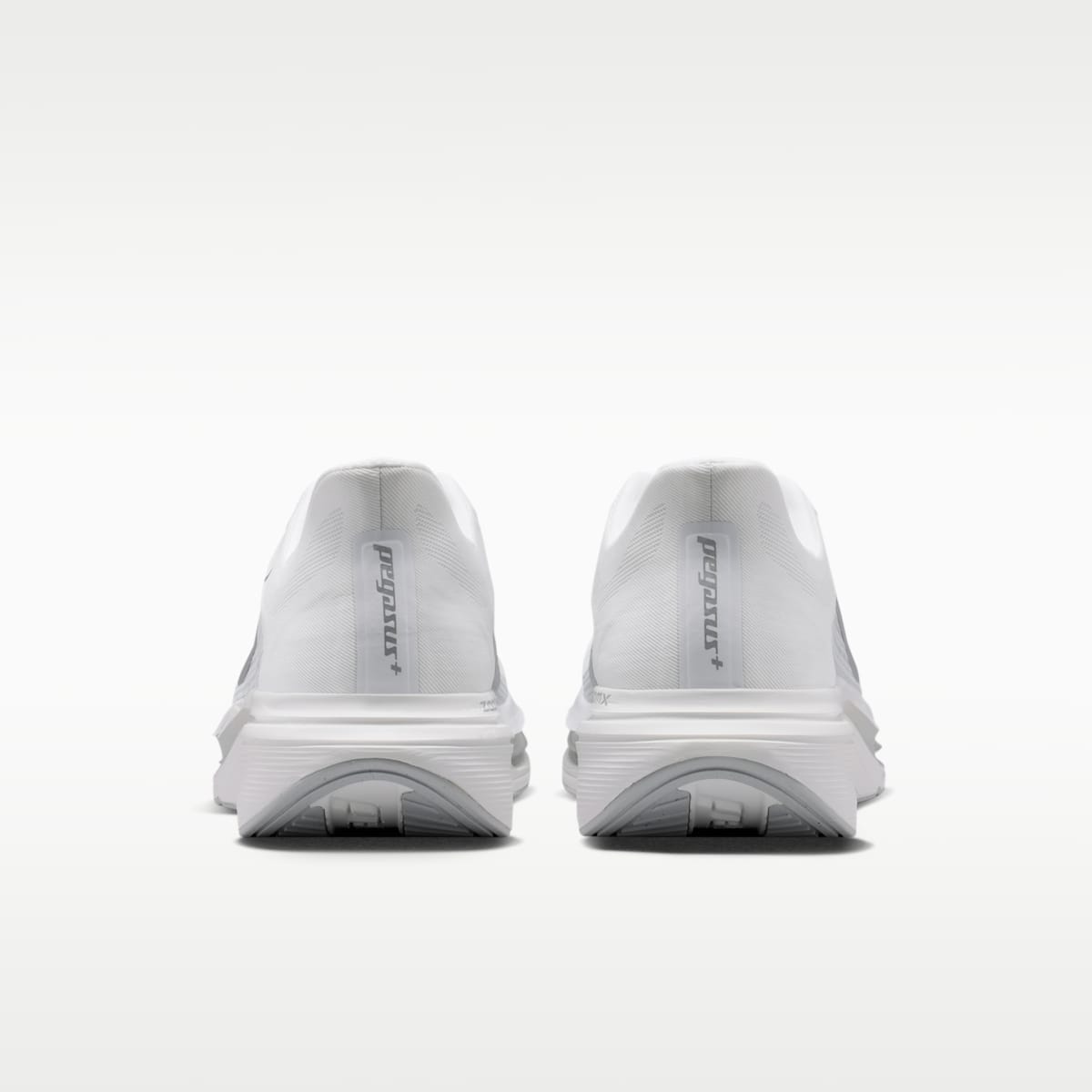 Nike Pegasus Plus 2 Men's Road Running Shoes - White/Grey Fog/Pure Platinum/Reflective Silver - Image 6
