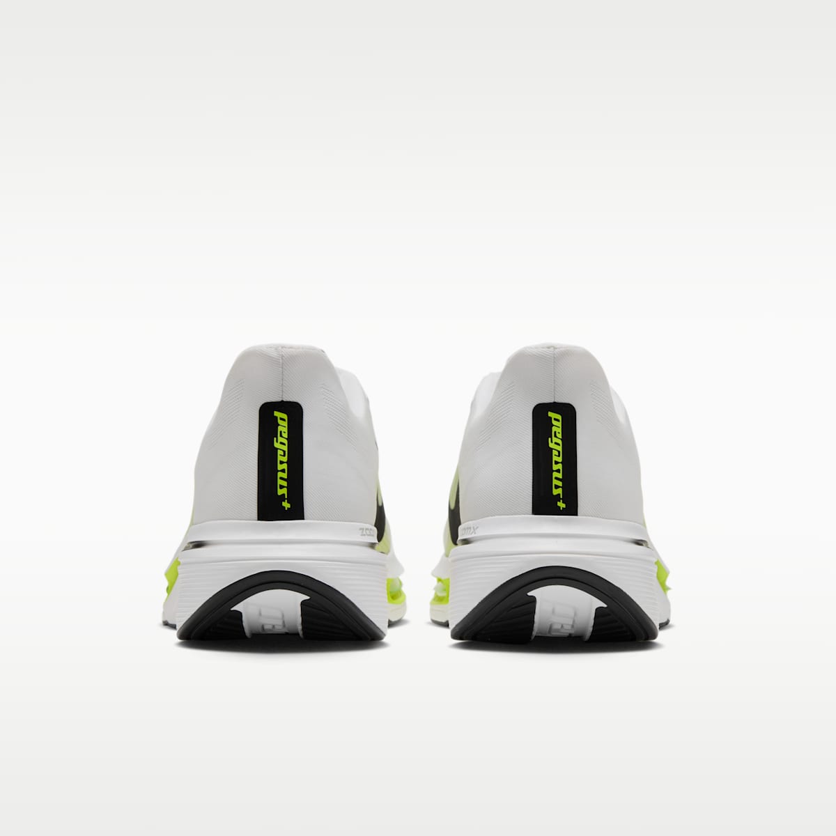 Nike Pegasus Plus 2 Men's Road Running Shoes - White/Lemon Venom/Black - Image 6