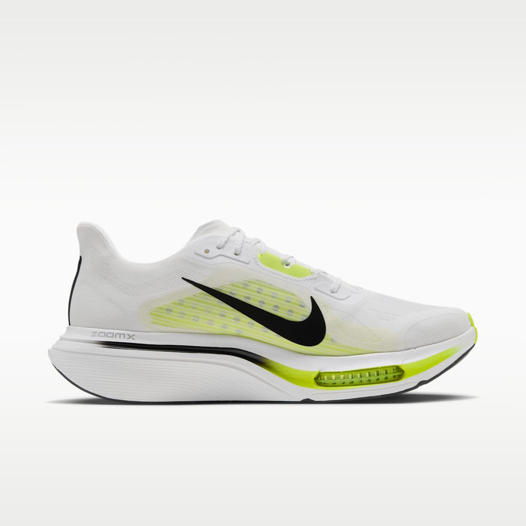 Nike Pegasus Plus 2 Men's Road Running Shoes - White/Lemon Venom/Black - Image 3