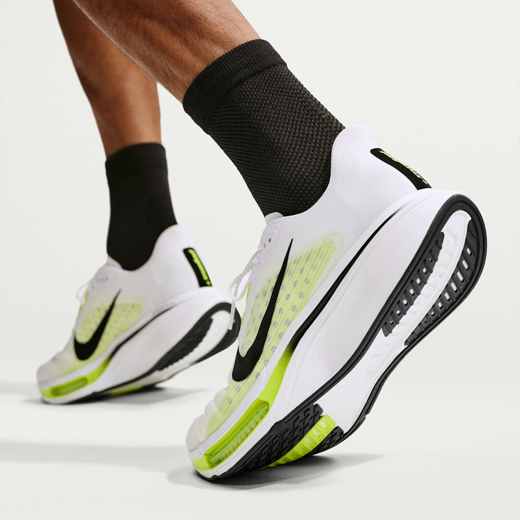 Nike Pegasus Plus 2 Men's Road Running Shoes - White/Lemon Venom/Black - Image 9