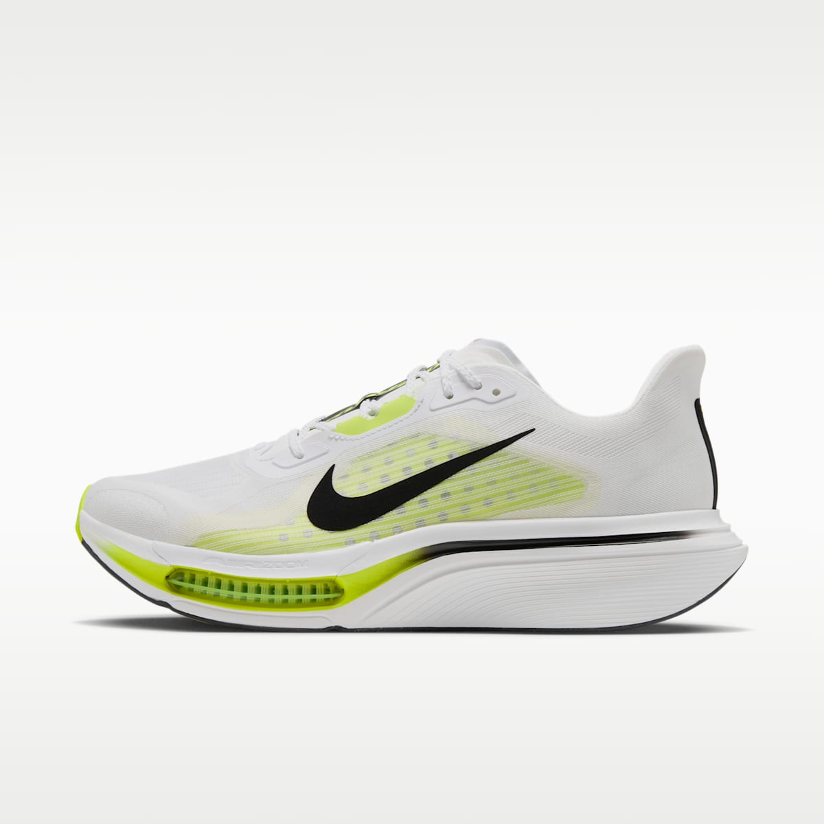 Nike Pegasus Plus 2 Men's Road Running Shoes - White/Lemon Venom/Black - Image 1
