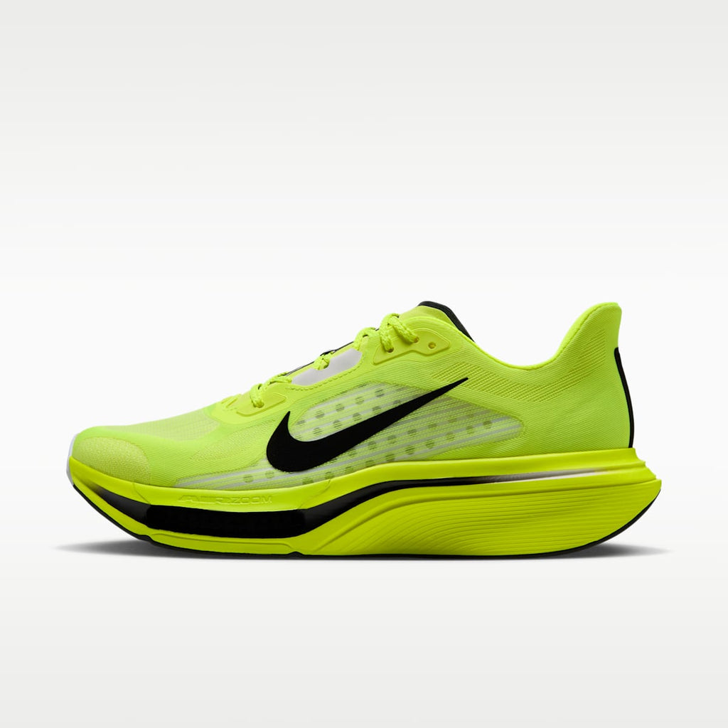 Nike Pegasus Plus 2 Men's Road Running Shoes - Lemon Venom/White/Black - Image 1