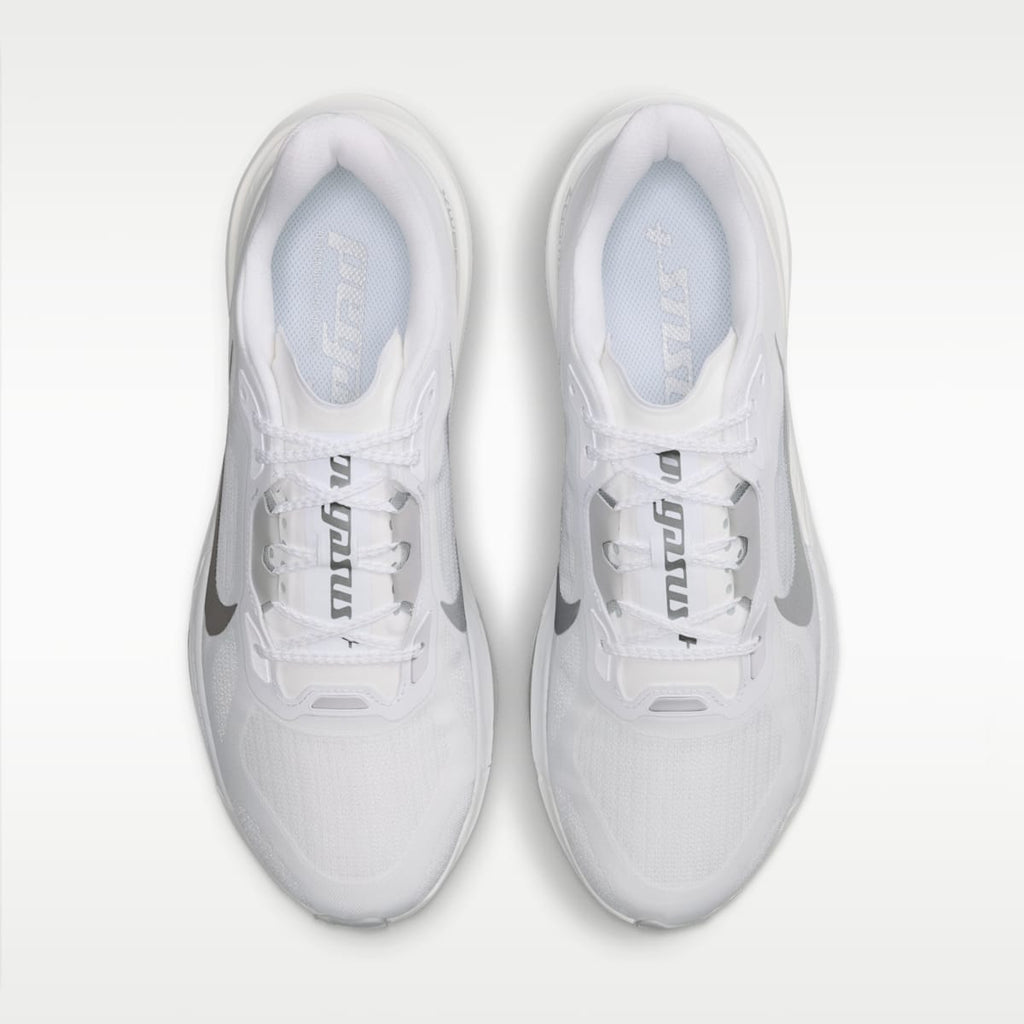 Nike Pegasus Plus 2 Men's Road Running Shoes - White/Grey Fog/Pure Platinum/Reflective Silver - Image 4