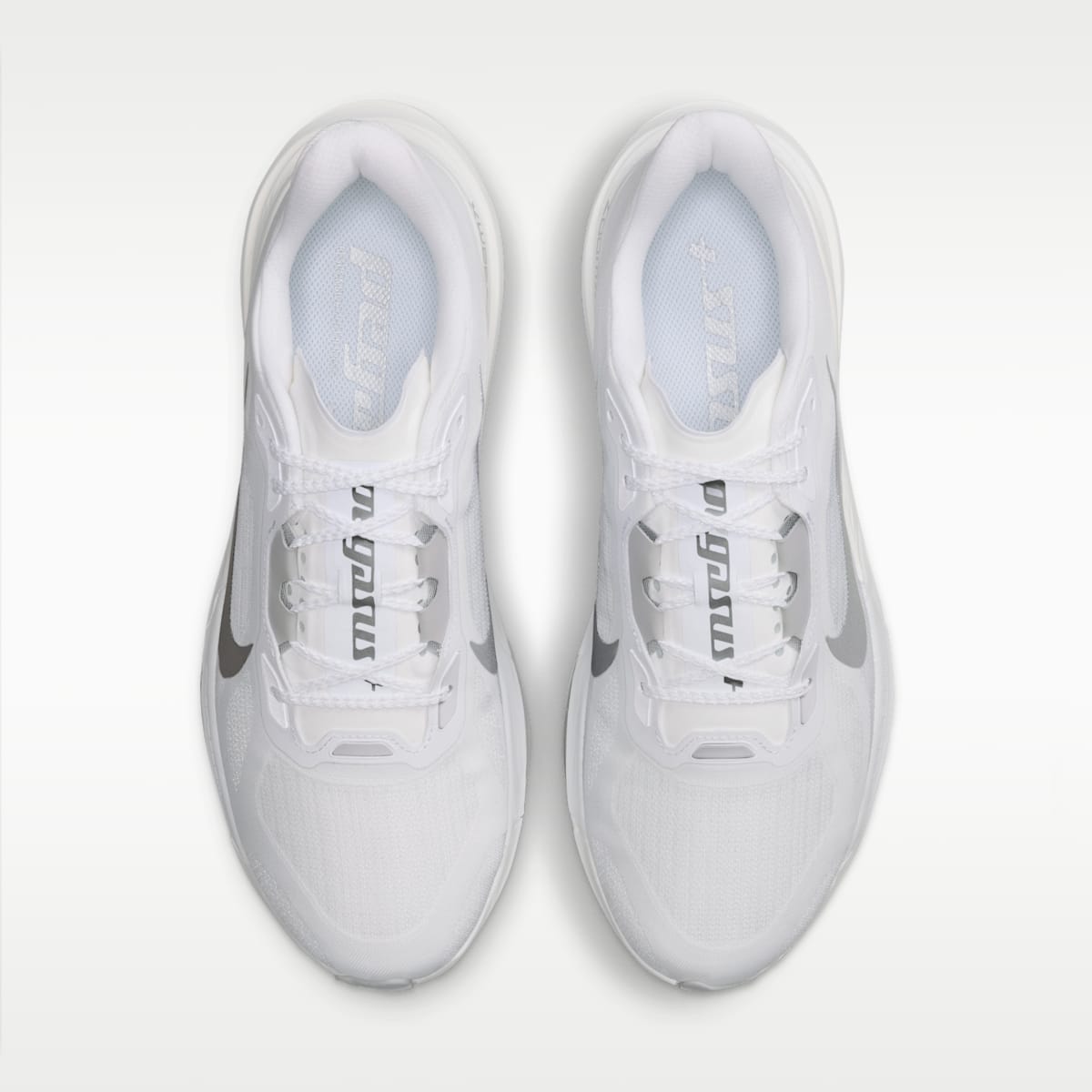 Nike Pegasus Plus 2 Men's Road Running Shoes - White/Grey Fog/Pure Platinum/Reflective Silver - Image 4