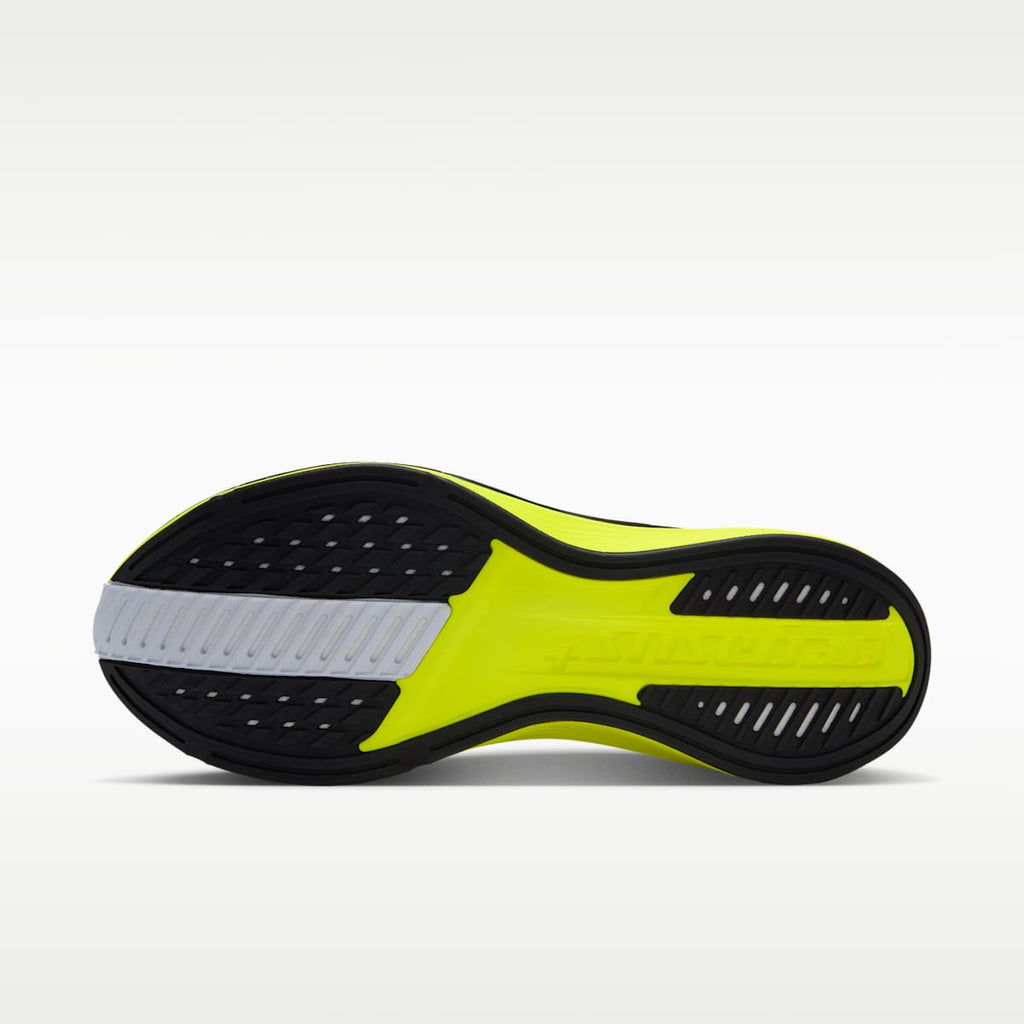 Nike Pegasus Plus 2 Men's Road Running Shoes - Lemon Venom/White/Black - Image 2