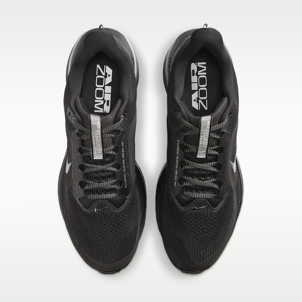 Nike Pegasus Premium Men's Road Running Shoes - Black/Metallic Silver/Black - Image 4