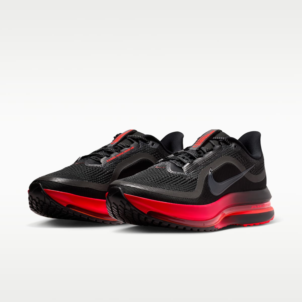 Nike Pegasus Premium Men's Road Running Shoes - Black/University Red/Bright Crimson/Black - Image 5