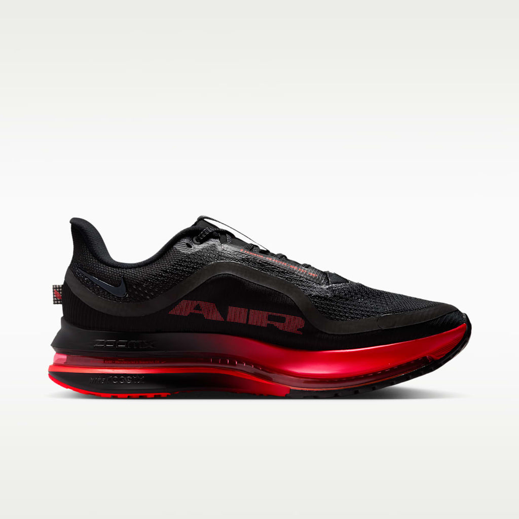 Nike Pegasus Premium Men's Road Running Shoes - Black/University Red/Bright Crimson/Black - Image 3