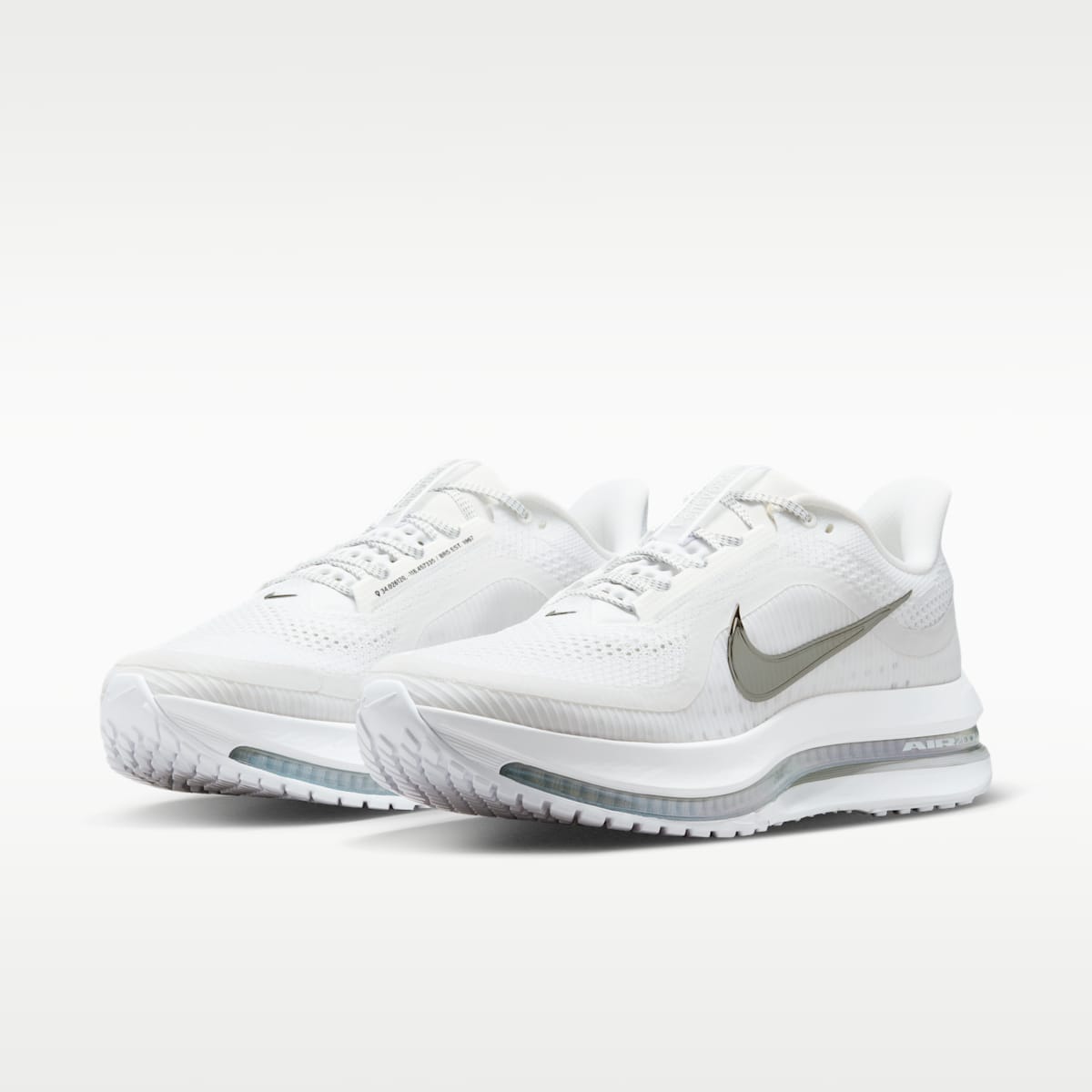 Nike Pegasus Premium Men's Road Running Shoes - White/Metallic Silver/Metallic Silver - Image 5