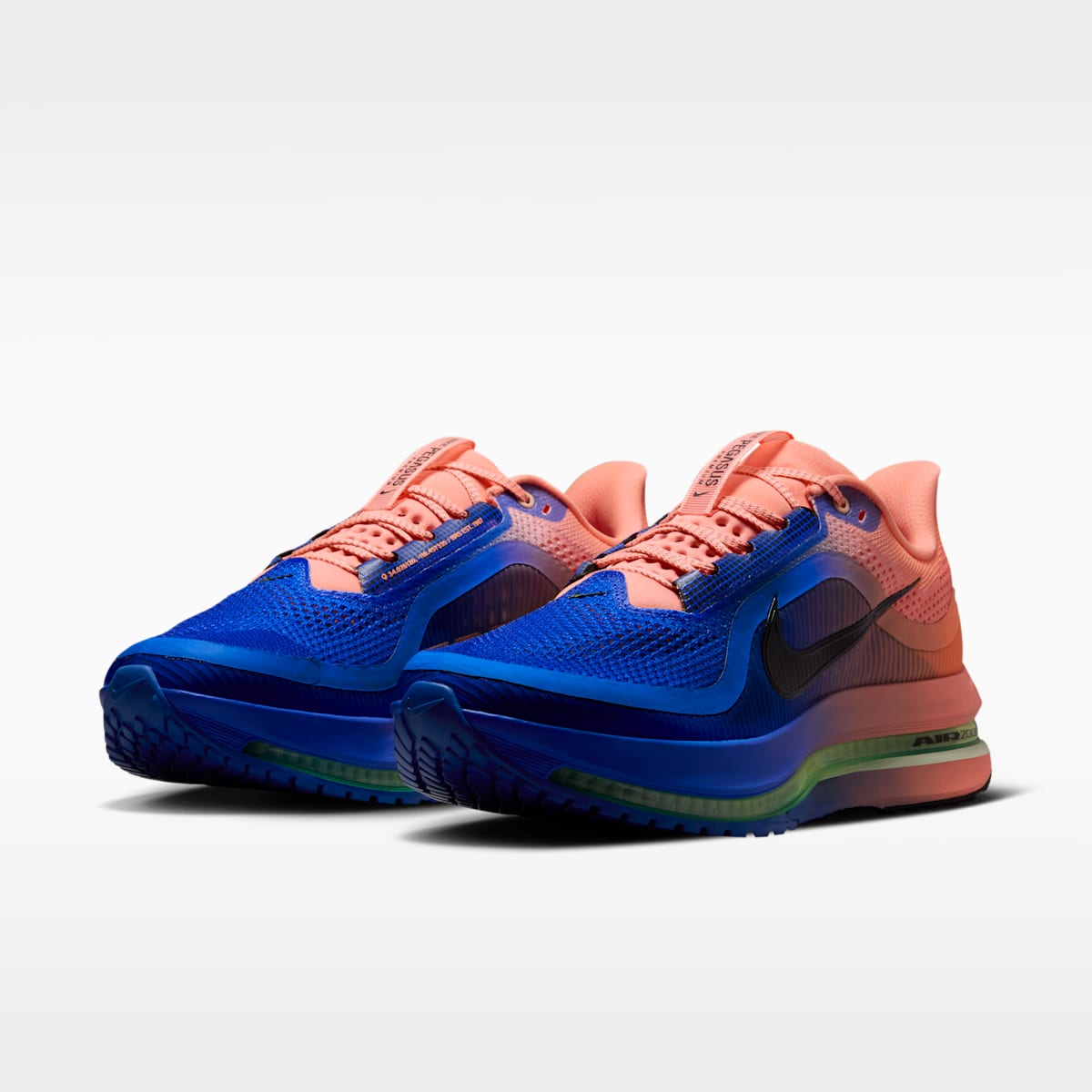 Nike Pegasus Premium Men's Road Running Shoes - Racer Blue/Atomic Pink/Volt Tint/Black - Image 5