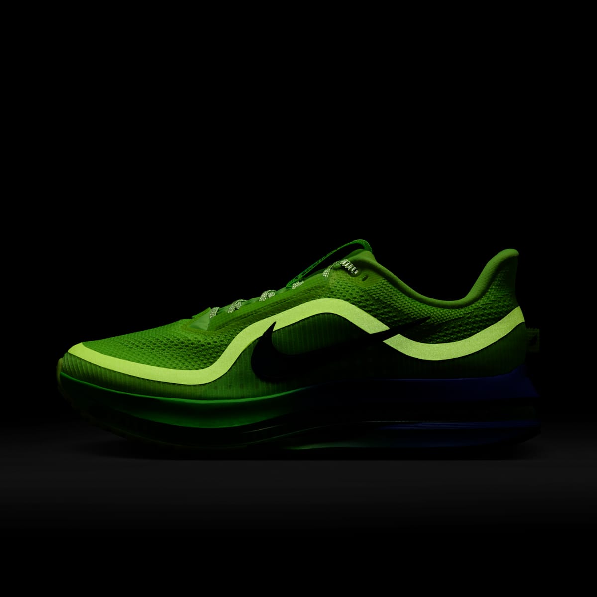 Nike Pegasus Premium Men's Road Running Shoes - Volt Ice/Lime Blast/Sapphire/Black Spruce - Image 9