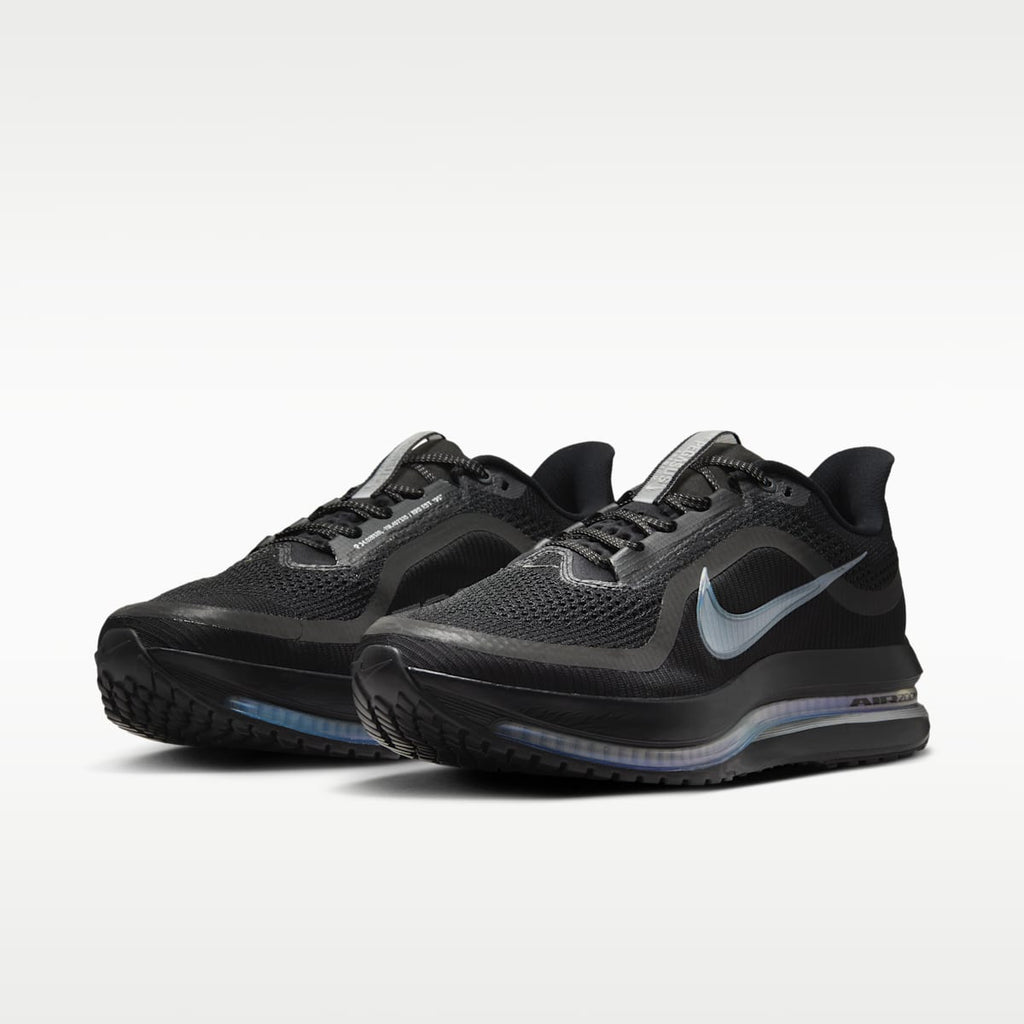 Nike Pegasus Premium Men's Road Running Shoes - Black/Metallic Silver/Black - Image 5