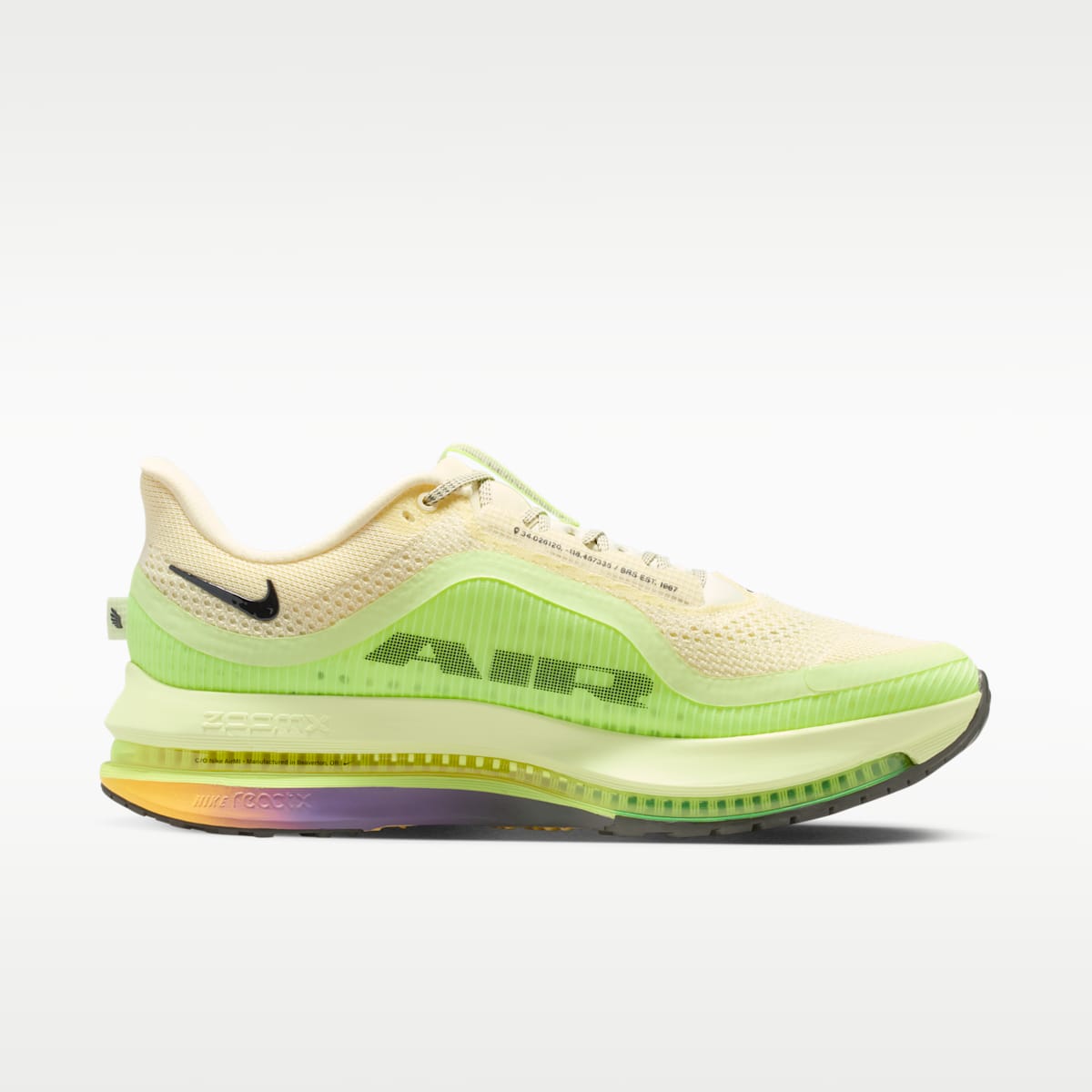 Nike Pegasus Premium Men's Road Running Shoes - Alabaster/Barely Volt/Volt Ice/Black - Image 3