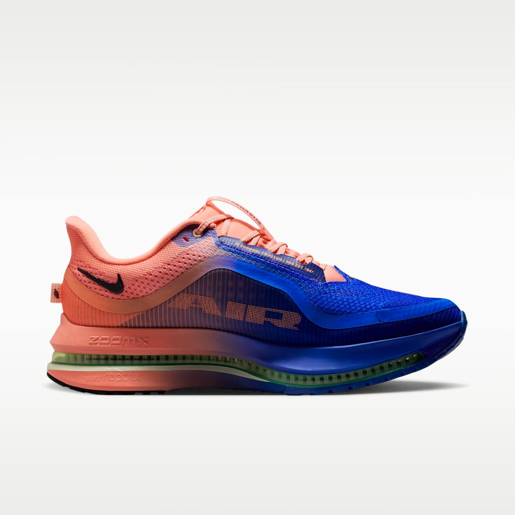 Nike Pegasus Premium Men's Road Running Shoes - Racer Blue/Atomic Pink/Volt Tint/Black - Image 3
