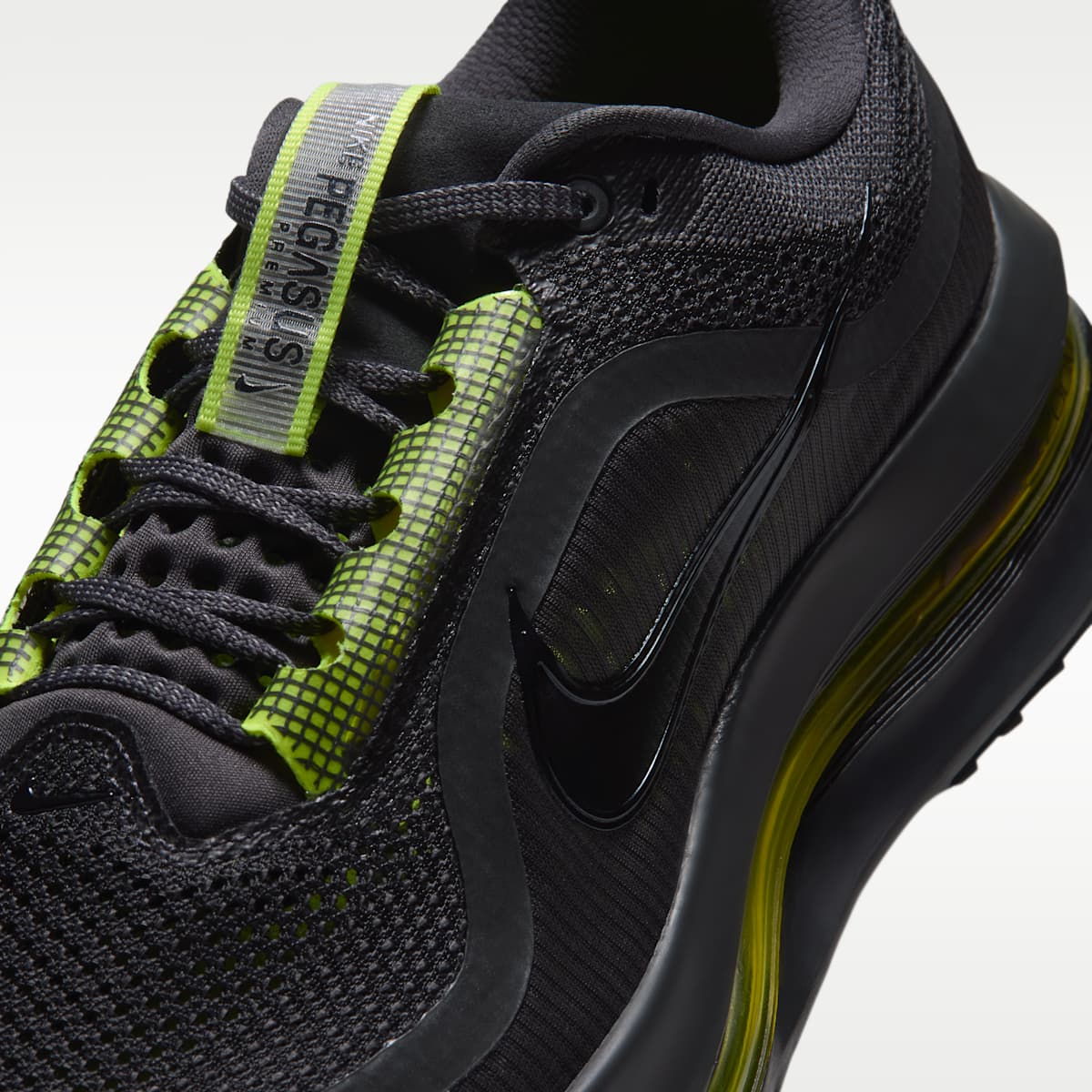 Nike Pegasus Premium Men's Road Running Shoes - Dark Shadow/Lemon Venom/White/Black - Image 7