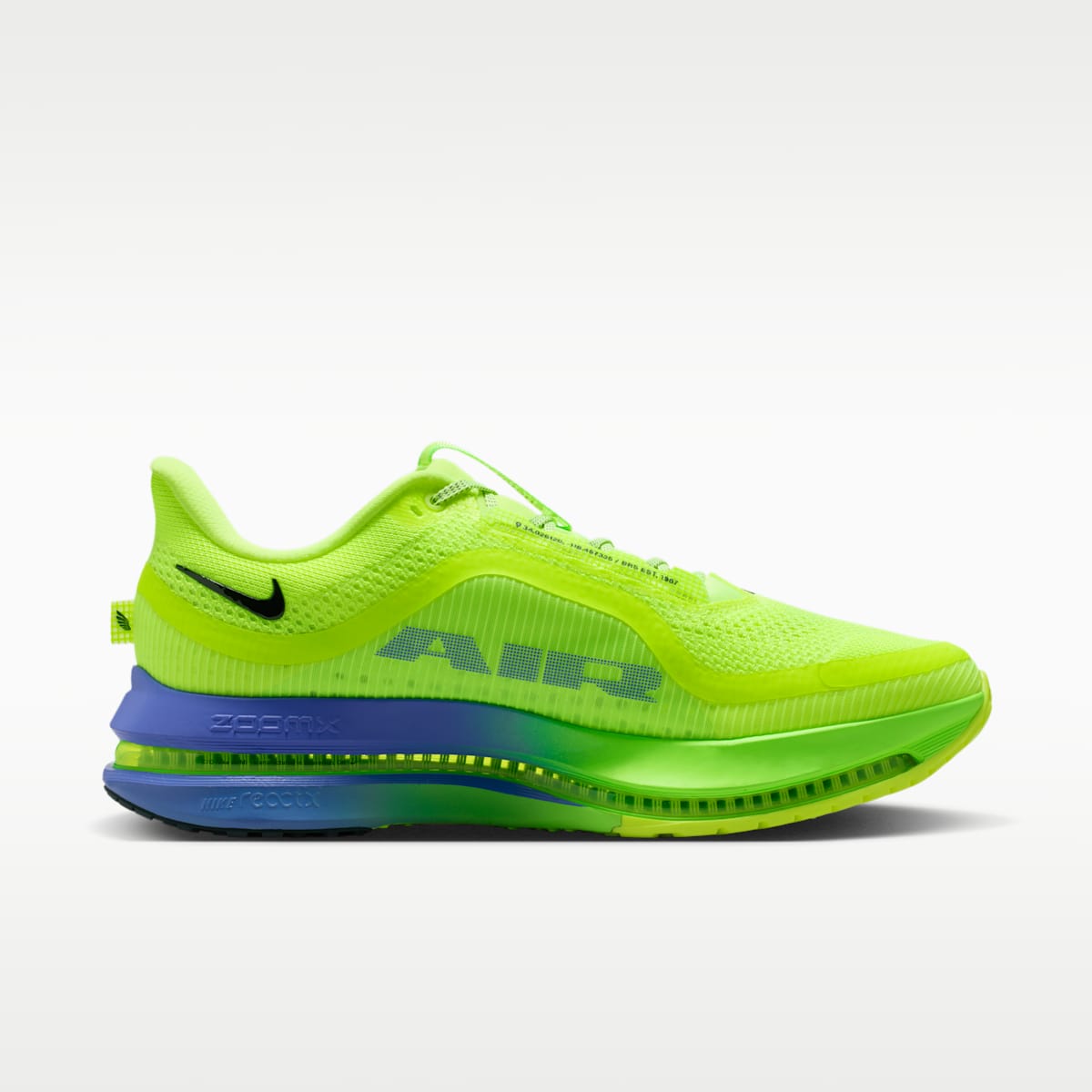 Nike Pegasus Premium Men's Road Running Shoes - Volt Ice/Lime Blast/Sapphire/Black Spruce - Image 3