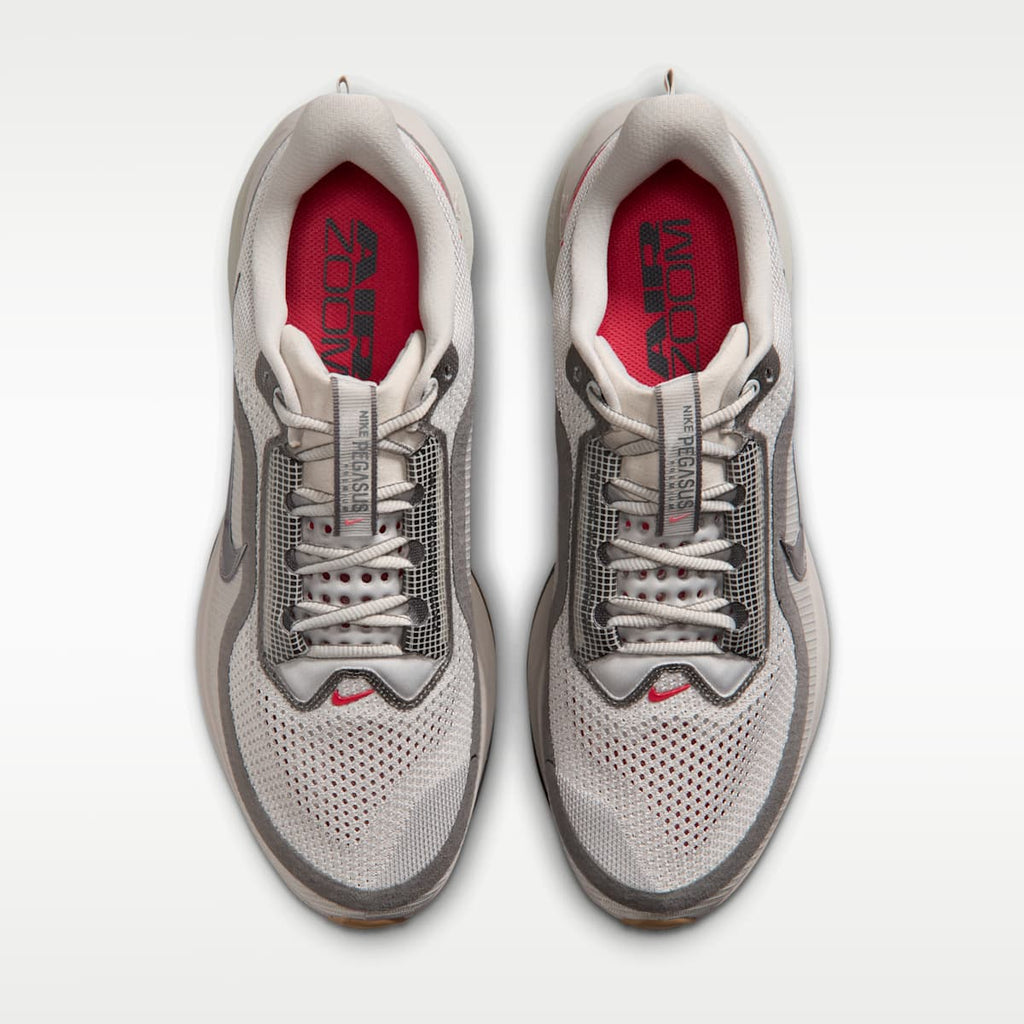 Nike Pegasus Premium  Men's Road Running Shoes - Light Iron Ore/Flat Pewter/Yellow Ochre/Metallic Dark Grey - Image 4