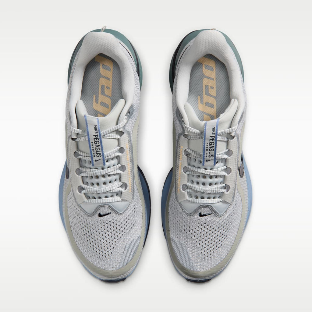 Nike Pegasus Premium Men's Road Running Shoes - Grey Mist/Mineral Slate/Work Blue/Dark Obsidian - Image 4