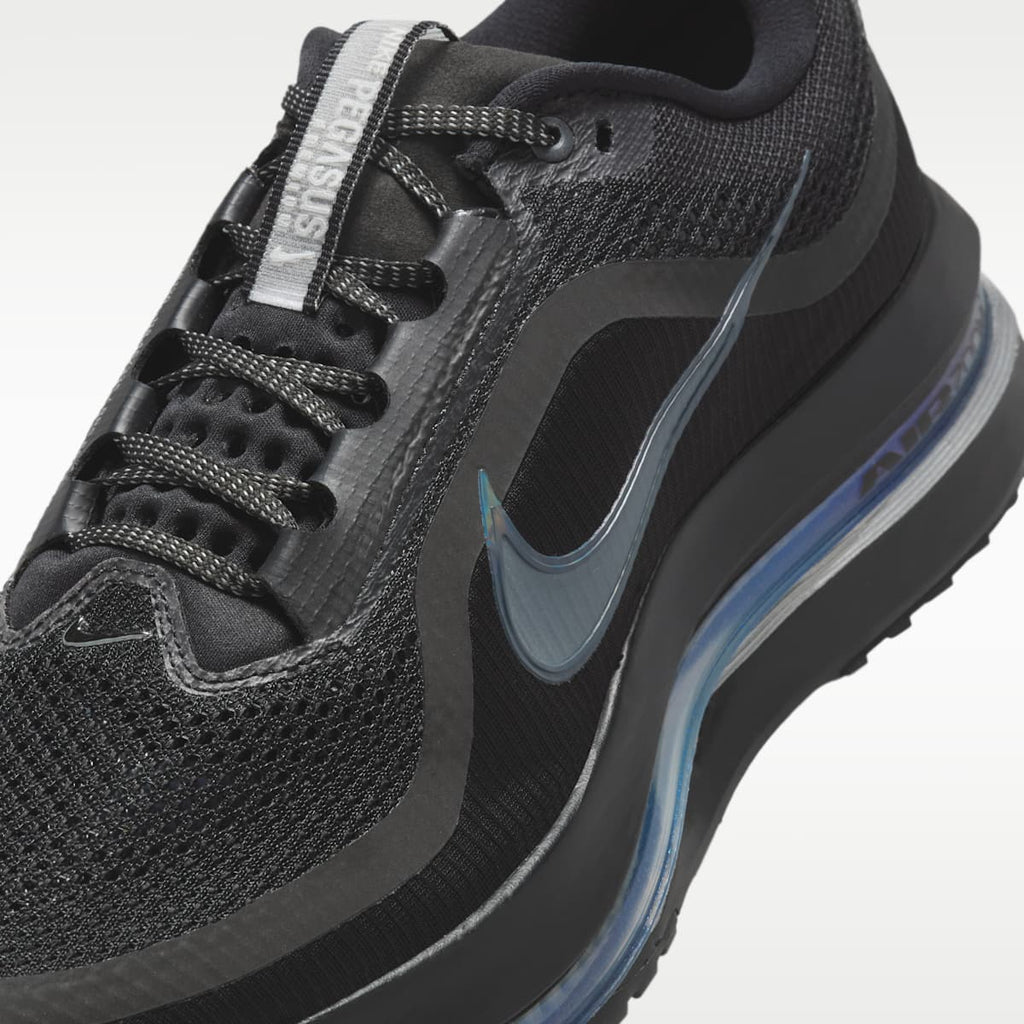 Nike Pegasus Premium Men's Road Running Shoes - Black/Metallic Silver/Black - Image 7