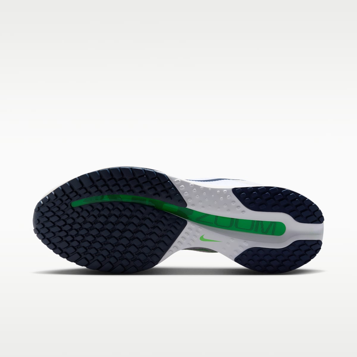 Nike Pegasus Premium Men's Road Running Shoes - White/Midnight Navy/Green Spark - Image 2