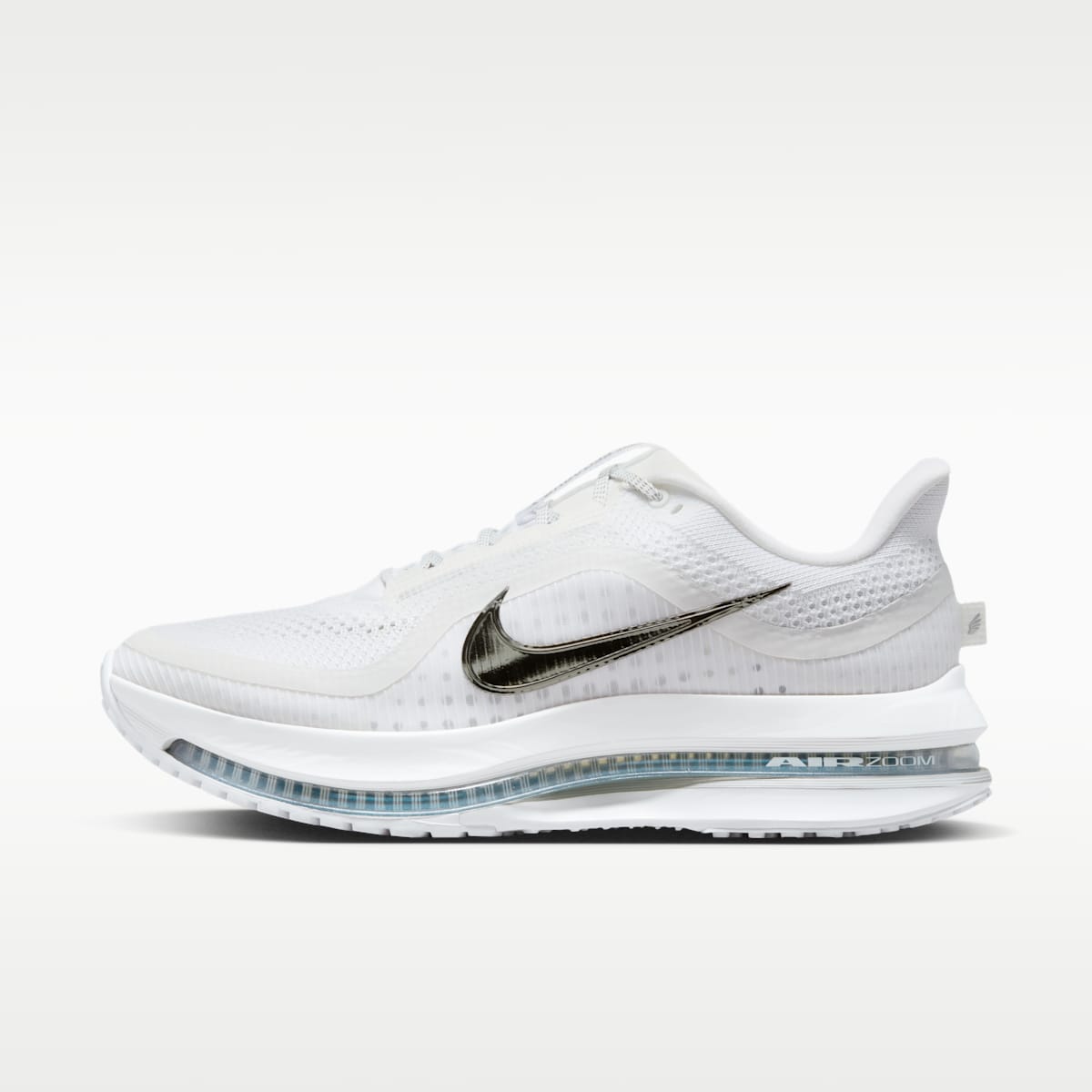 Nike Pegasus Premium Men's Road Running Shoes - White/Metallic Silver/Metallic Silver - Image 1
