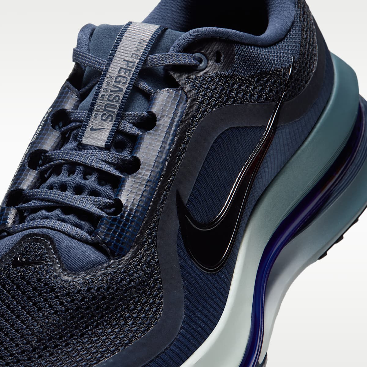 Nike Pegasus Premium Men's Road Running Shoes - Smokey Blue/Dark Slate/Racer Blue/Black - Image 7