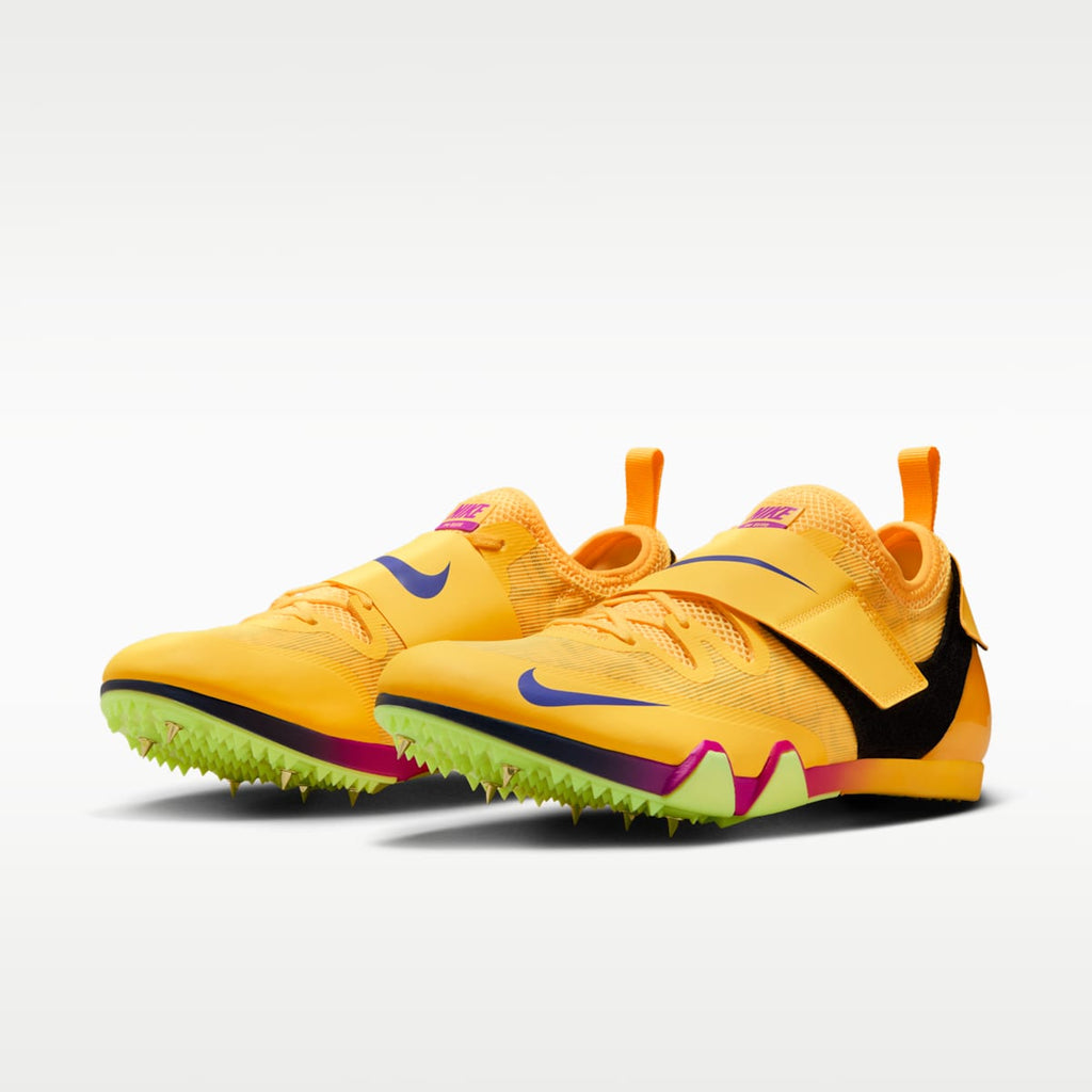 Nike Pole Vault Elite Track & Field Jumping Spikes - Citron Pulse/Volt Ice/Vivid Purple/Indigo Burst - Image 5