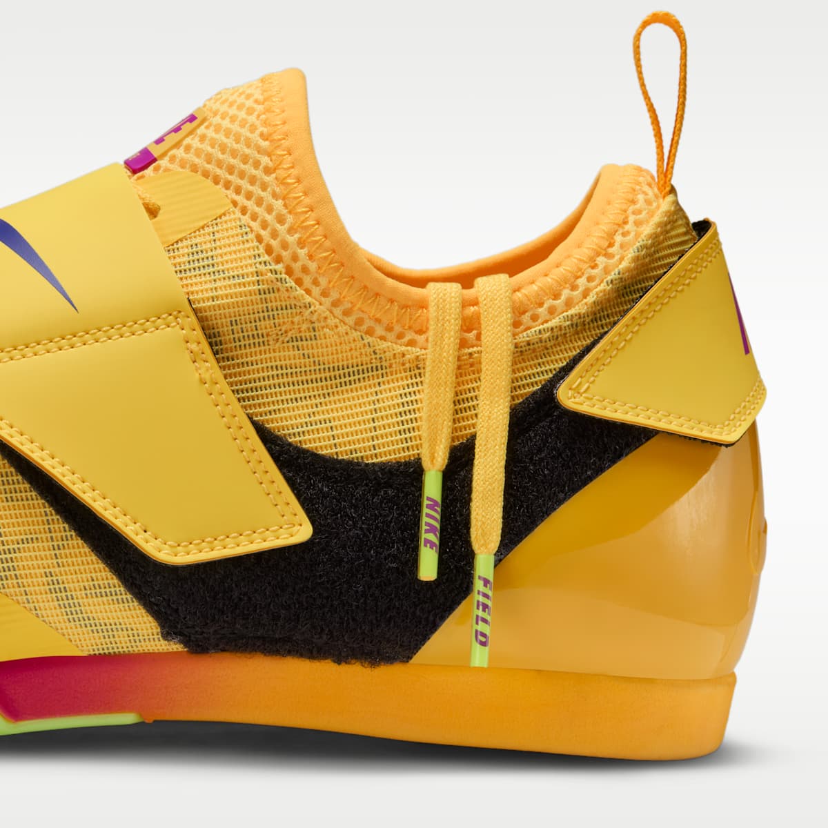 Nike Pole Vault Elite Track & Field Jumping Spikes - Citron Pulse/Volt Ice/Vivid Purple/Indigo Burst - Image 11