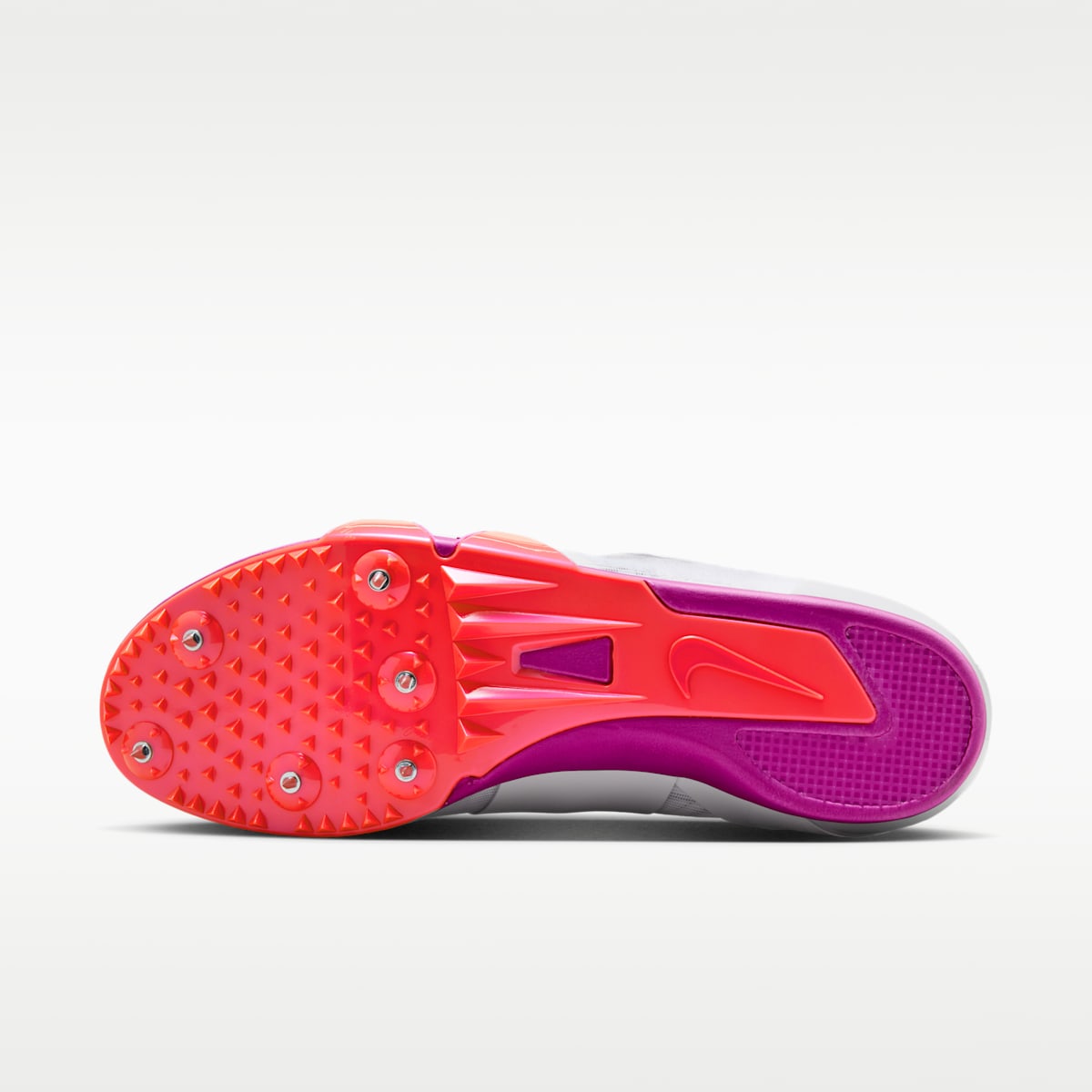 Nike Pole Vault Elite Track & Field Jumping Spikes - White/Teal Tint/Fire Pink/Obsidian - Image 2