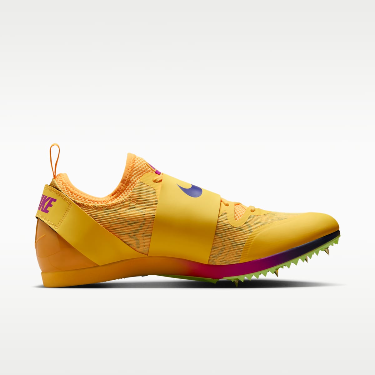 Nike Pole Vault Elite Track & Field Jumping Spikes - Citron Pulse/Volt Ice/Vivid Purple/Indigo Burst - Image 3