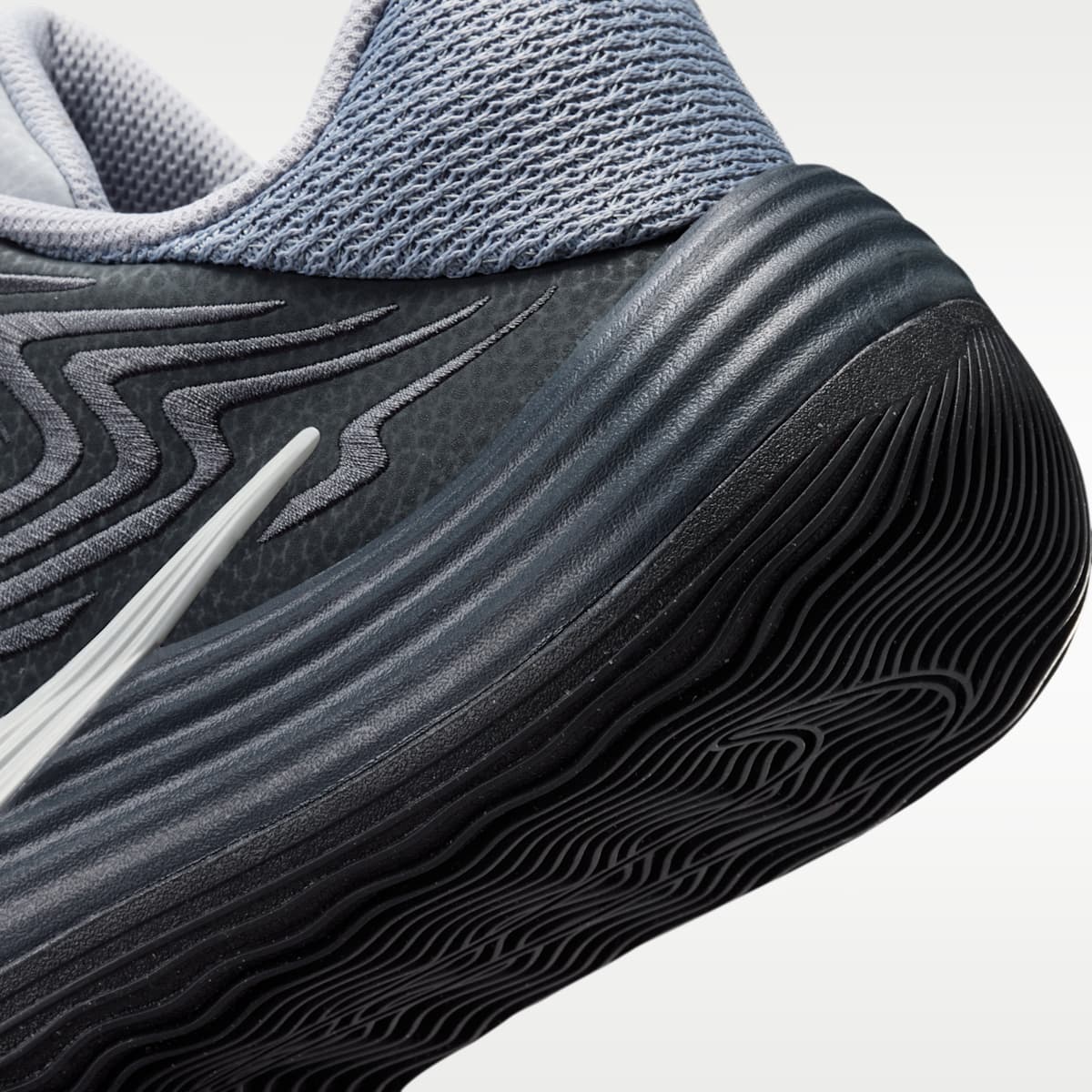 Nike Precision 8 Low Men's Basketball Shoes - Anthracite/Wolf Grey/Sail - Image 8