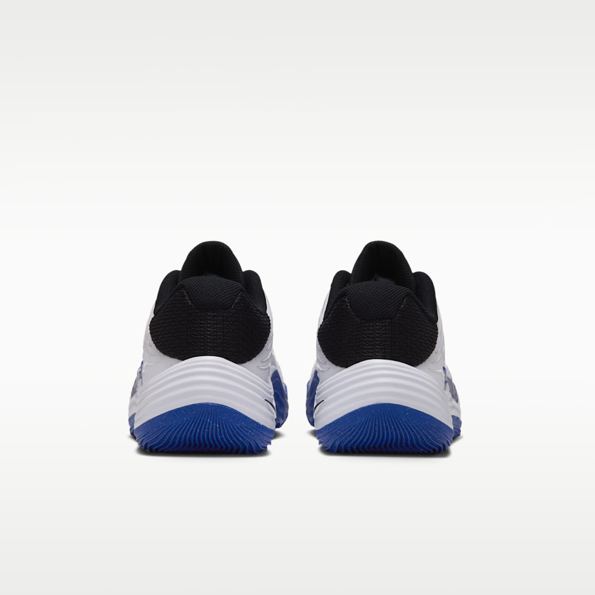 Nike Precision 8 Low Men's Basketball Shoes - Black/White/Racer Blue/Racer Blue - Image 6