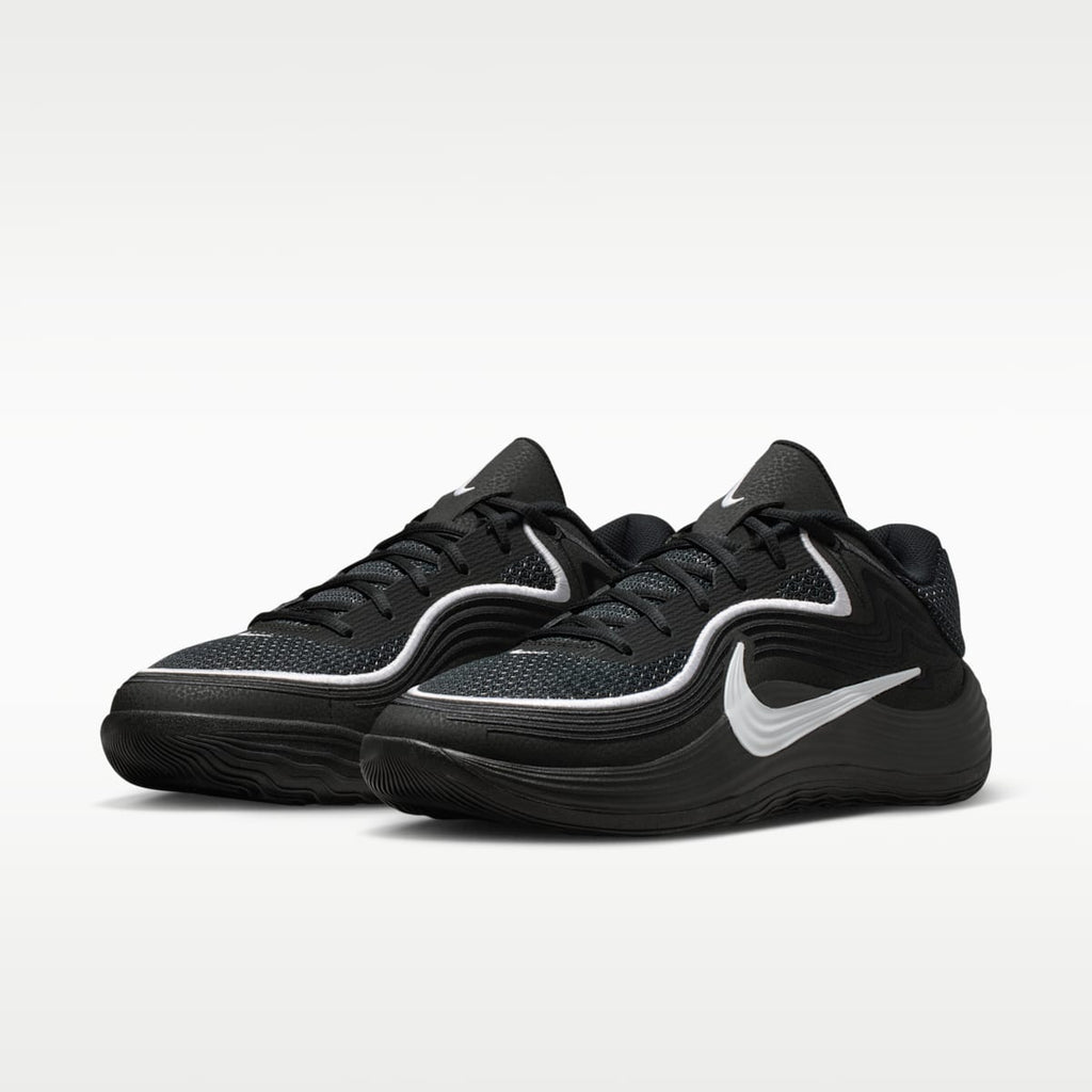 Nike Precision 8 Low Men's Basketball Shoes - Black/White/White - Image 5