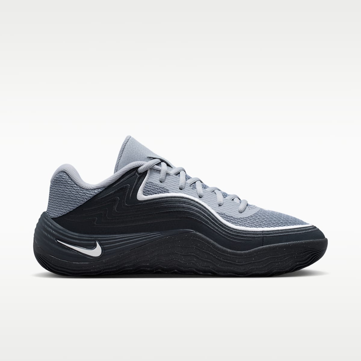 Nike Precision 8 Low Men's Basketball Shoes - Anthracite/Wolf Grey/Sail - Image 3