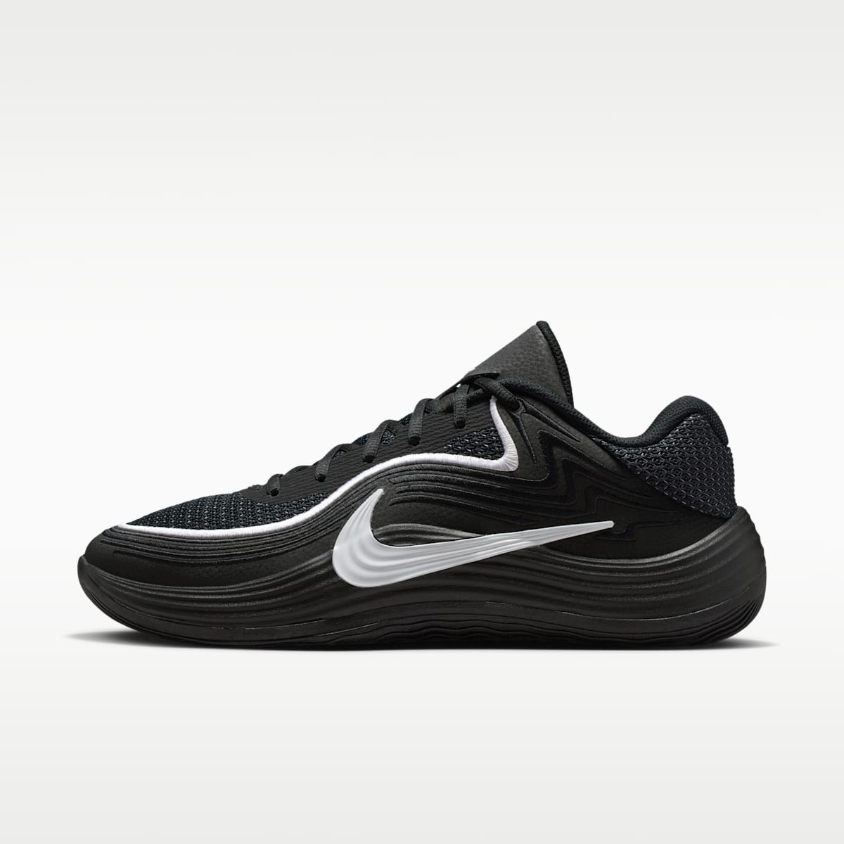 Nike Precision 8 Low Men's Basketball Shoes - Black/White/White - Image 1