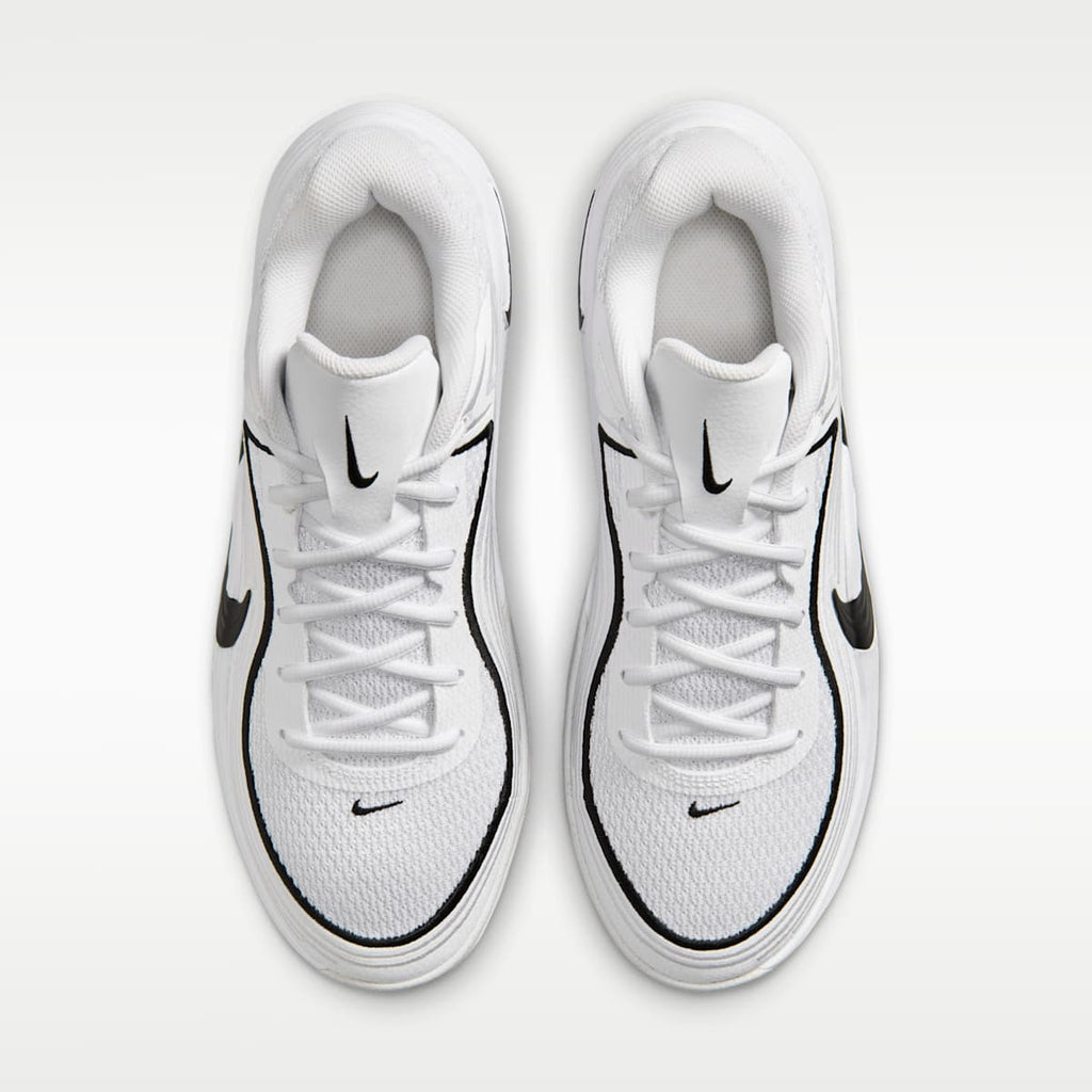 Nike Precision 8 Low Men's Basketball Shoes - White/Black/Black - Image 4