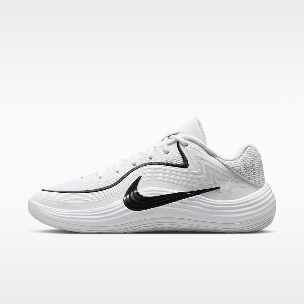 Nike Precision 8 Low Men's Basketball Shoes - White/Black/Black - Image 1