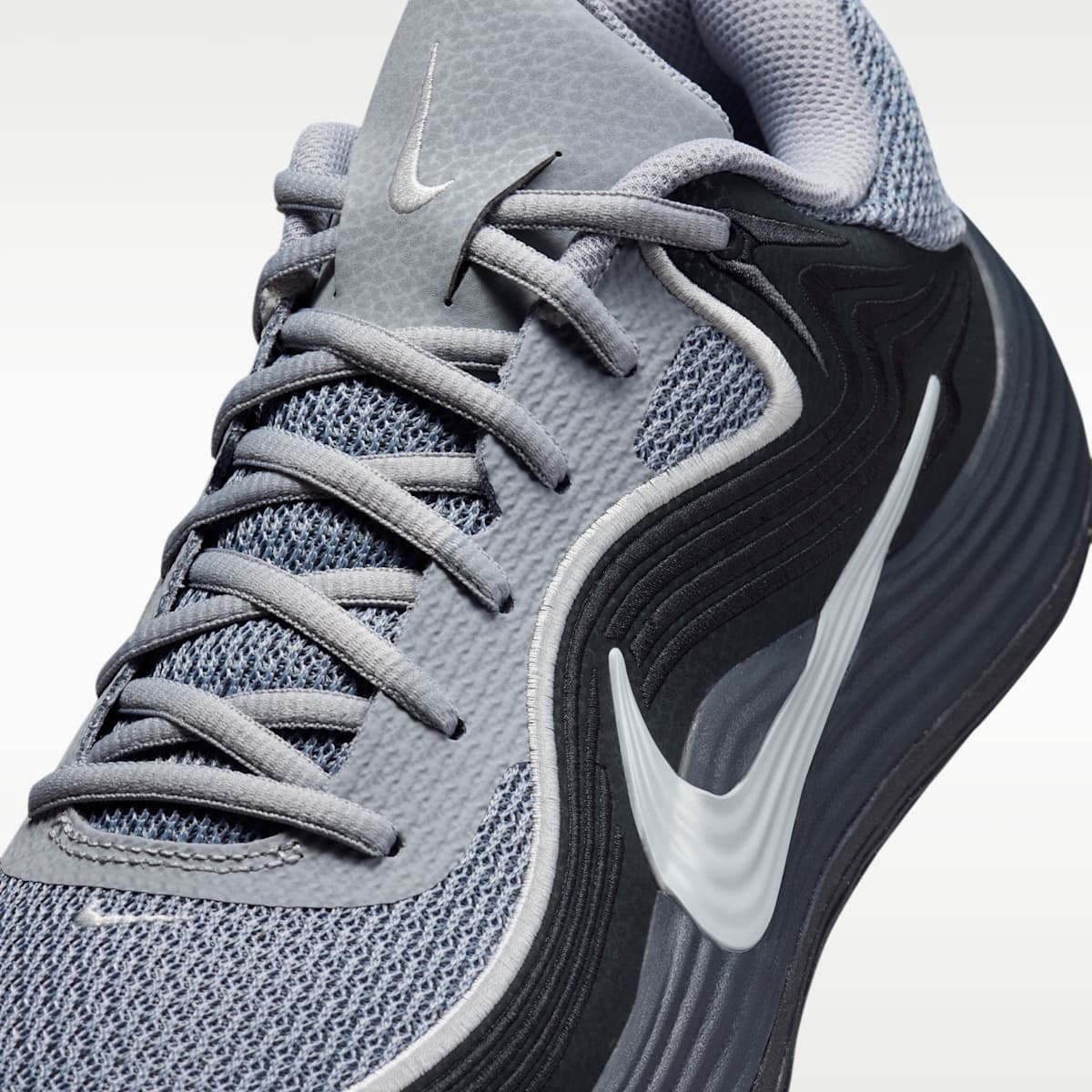 Nike Precision 8 Low Men's Basketball Shoes - Anthracite/Wolf Grey/Sail - Image 7