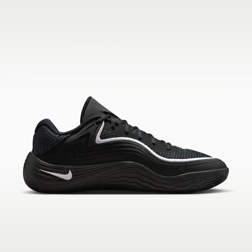 Nike Precision 8 Low Men's Basketball Shoes - Black/White/White - Image 3