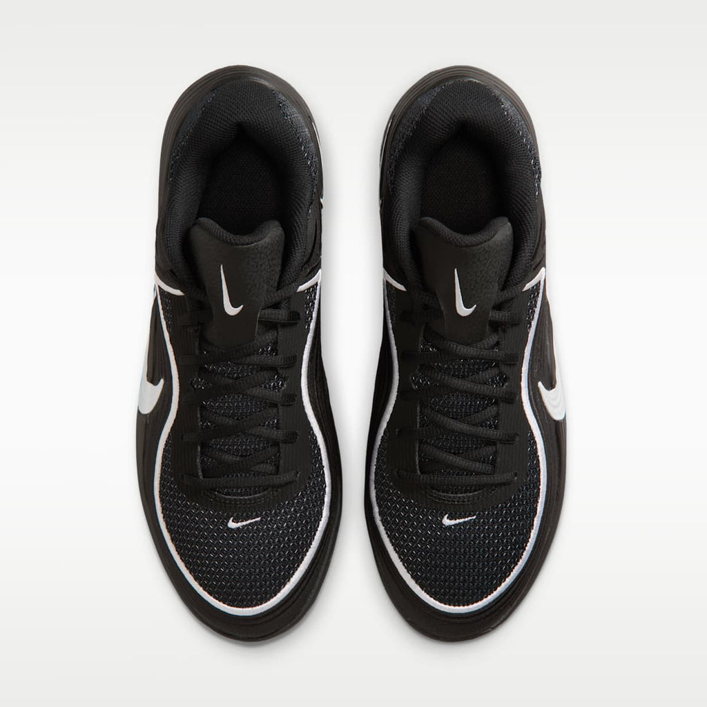 Nike Precision 8 Low Men's Basketball Shoes - Black/White/White - Image 4