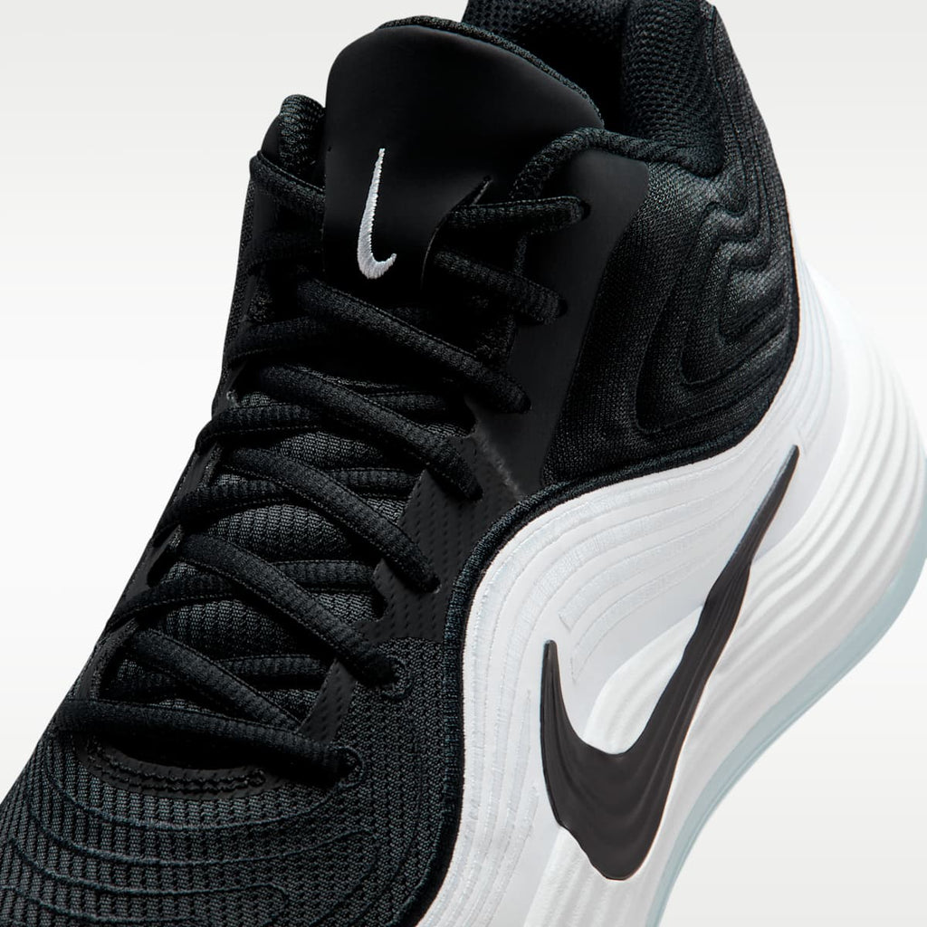 Nike Precision 8 MID Men's Basketball Shoes - Black/White/Ice Blue/Black - Image 7