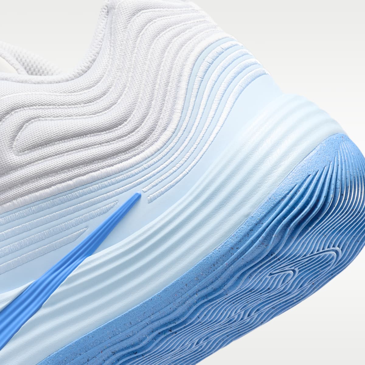 Nike Precision 8 MID Men's Basketball Shoes - White/Hydrogen Blue/Royal Pulse/Royal Pulse - Image 8