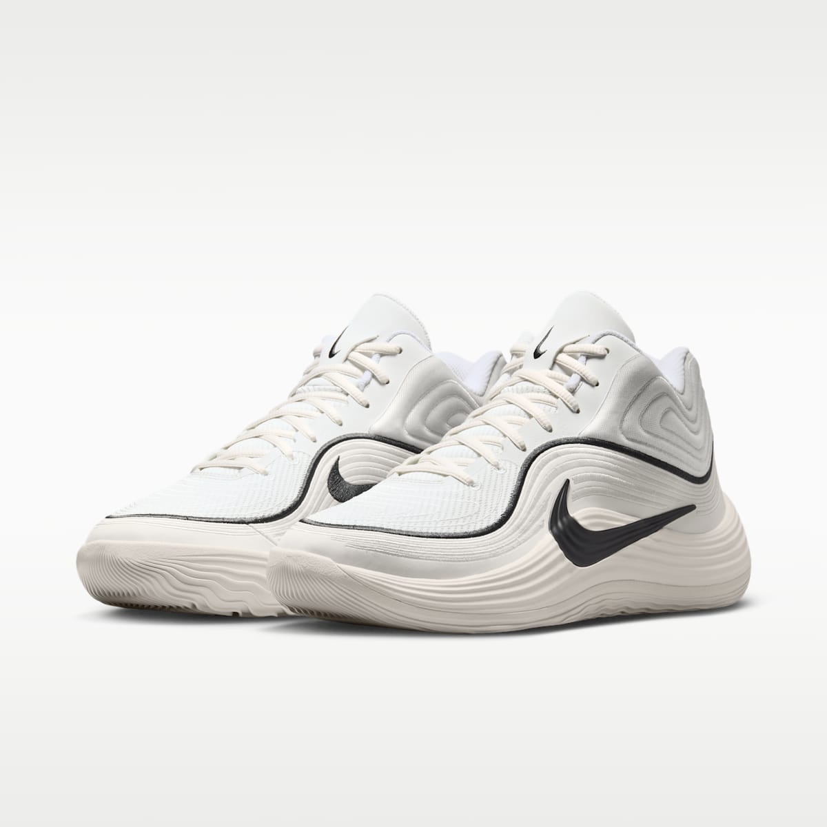 Nike Precision 8 MID Men's Basketball Shoes - Phantom/Summit White/Off Noir/Off Noir - Image 5
